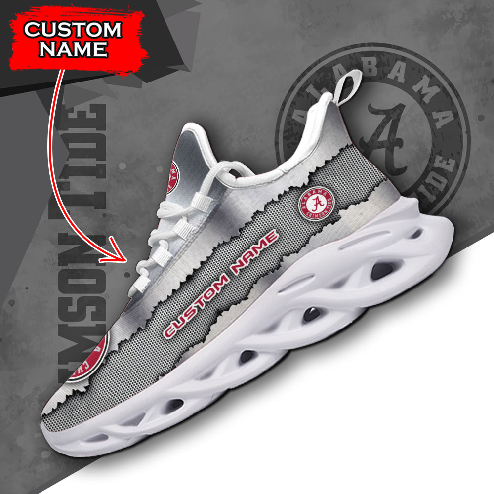 Alabama Crimson Tide NCAA Max Soul Shoes Sneakers For Men And Women Calebmatthewhans