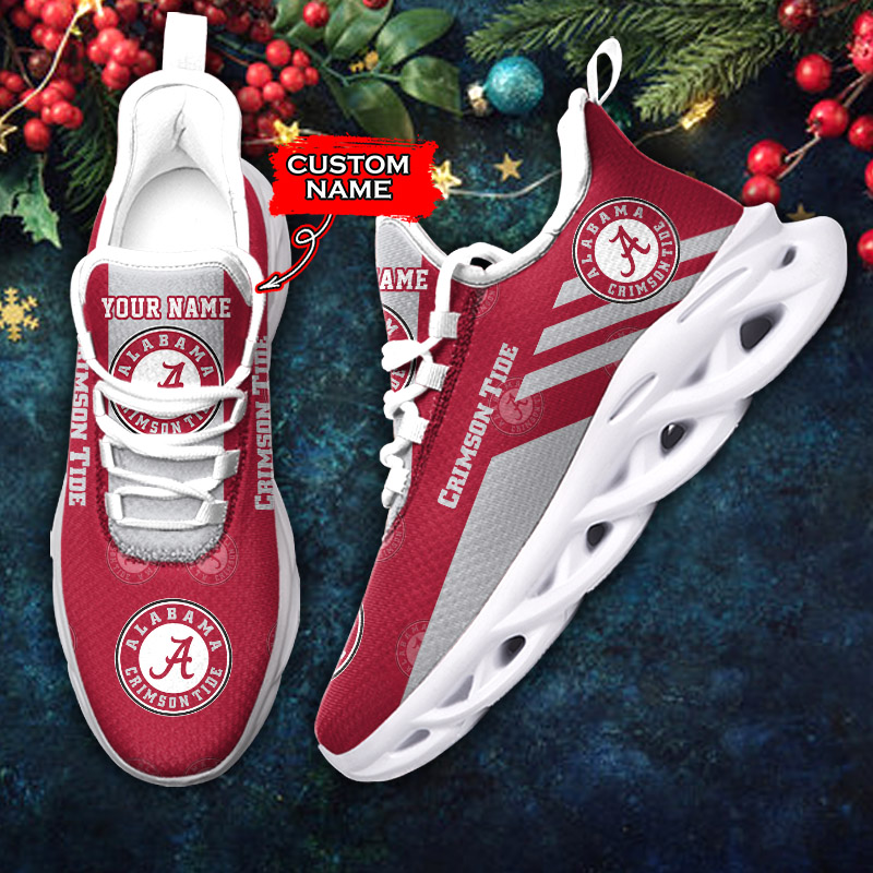 Alabama Crimson Tide NCAA Max Soul Shoes Sneakers For Men And Women Calebmatthewhans
