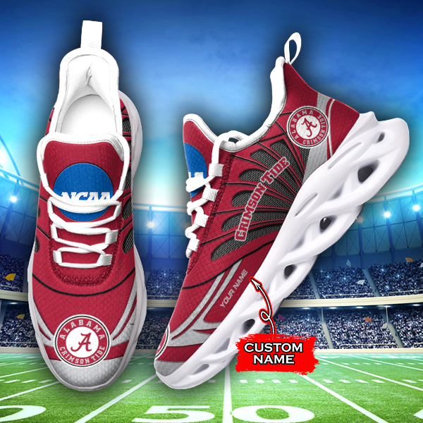 Alabama Crimson Tide NCAA Max Soul Shoes Sneakers For Men And Women Calebmatthewhans