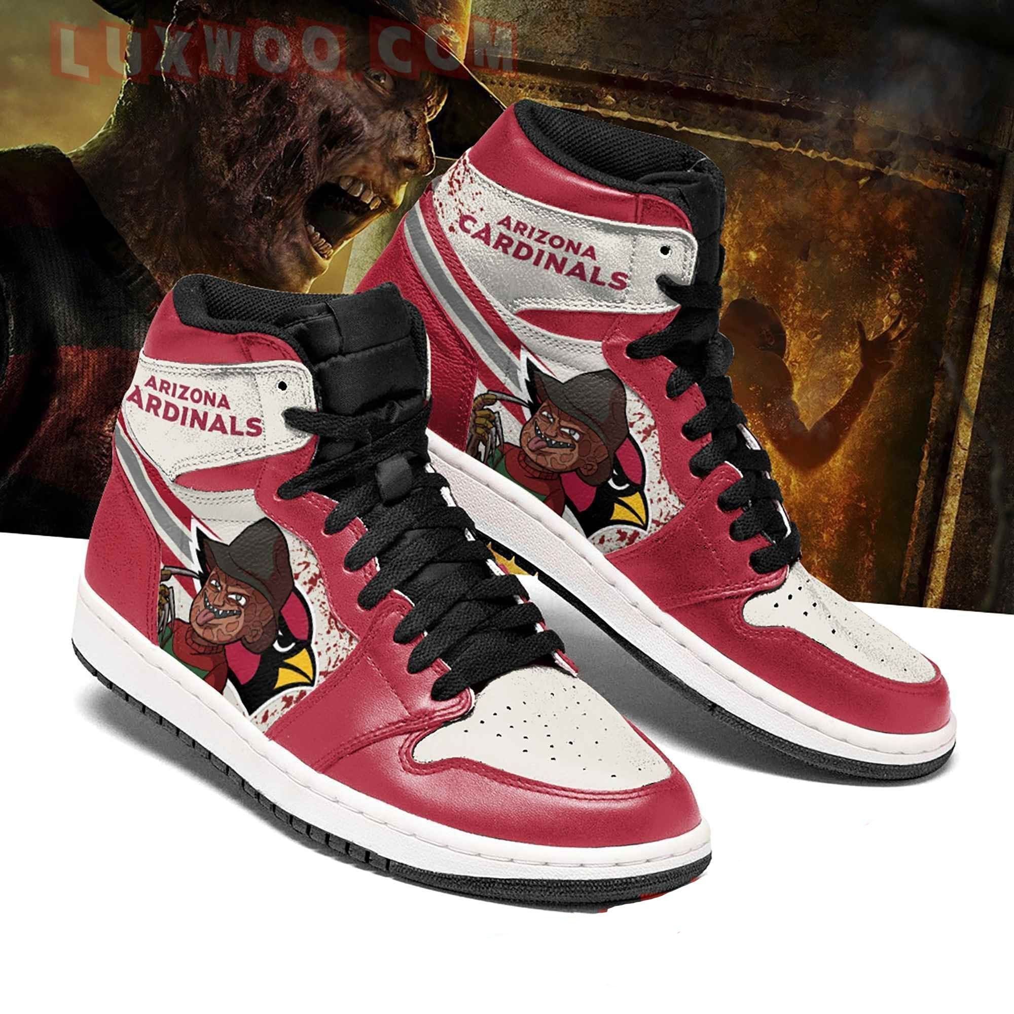 Arizona Cardinals AJ1 High Sneakers Shoes For Men And Women Calebmatthewhans