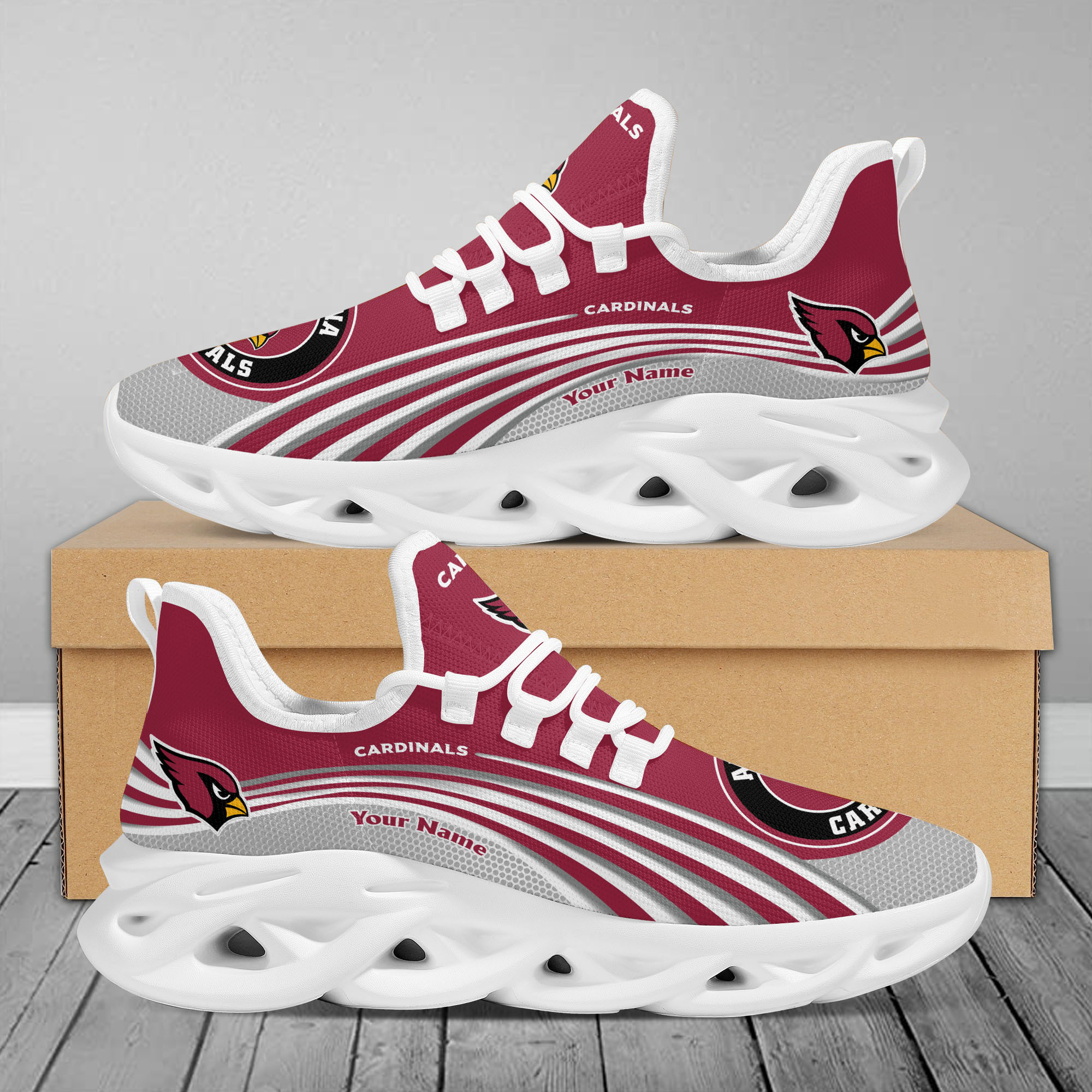 Arizona Cardinals Max Soul Shoes Sneakers For Men And Women Calebmatthewhans