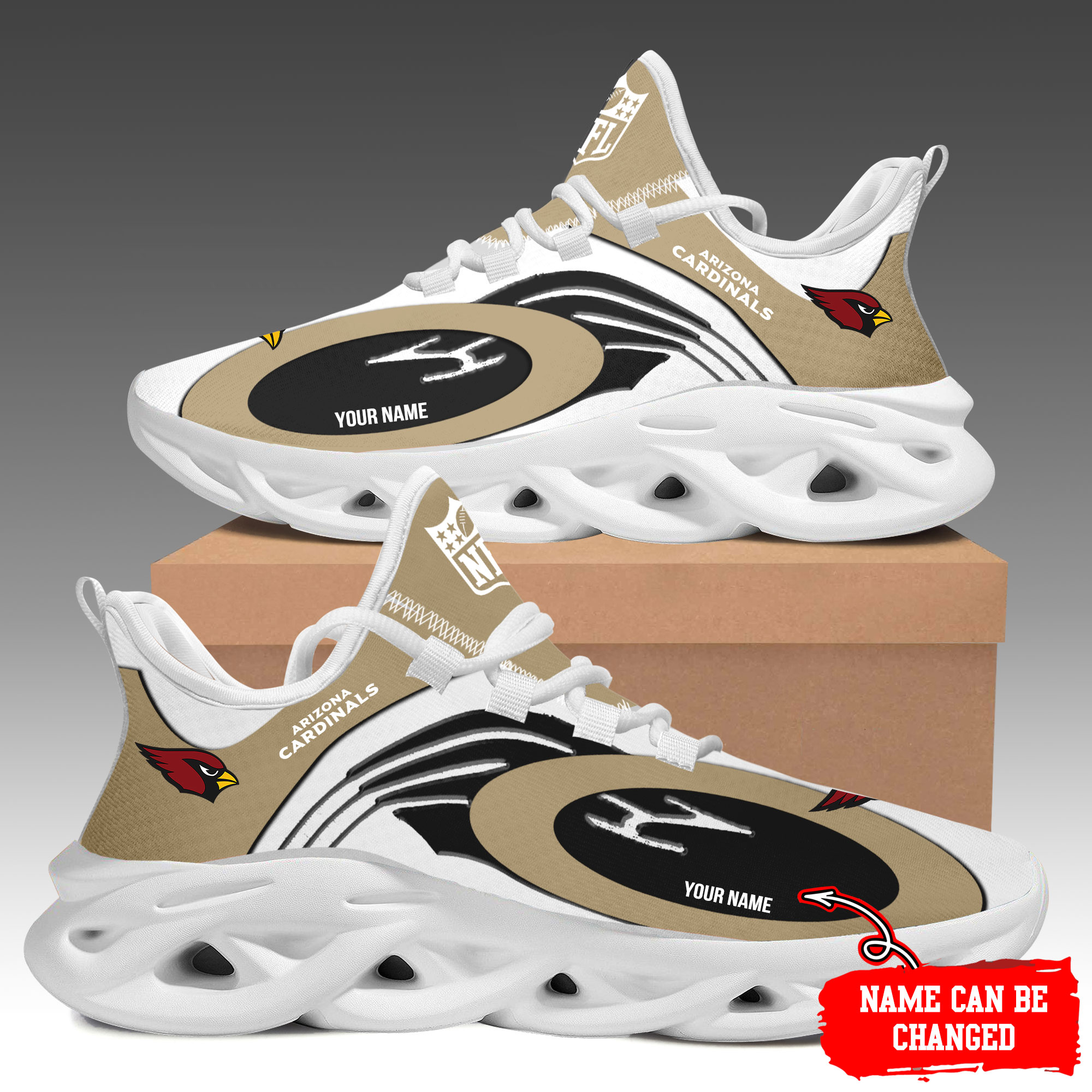 Arizona Cardinals Max Soul Shoes Sneakers For Men And Women Calebmatthewhans