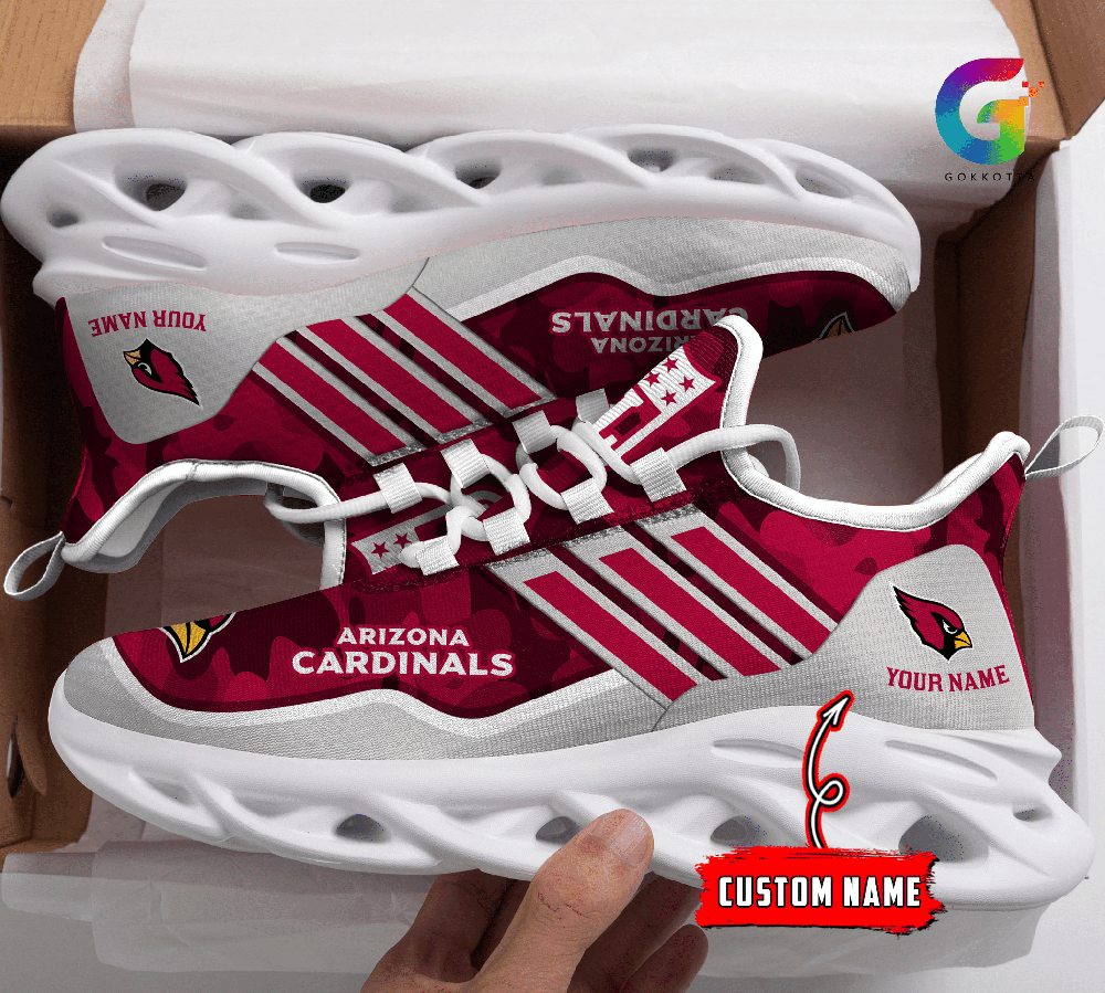 Arizona Cardinals Max Soul Shoes Sneakers For Men And Women Calebmatthewhans