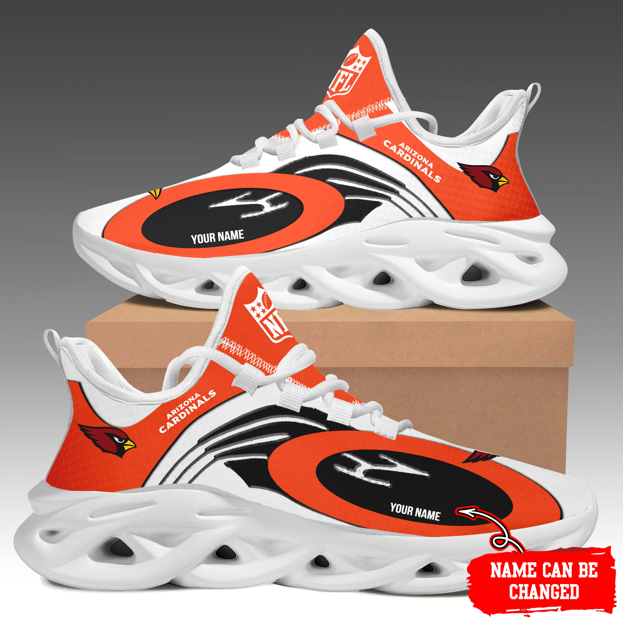 Arizona Cardinals Max Soul Shoes Sneakers For Men And Women Calebmatthewhans