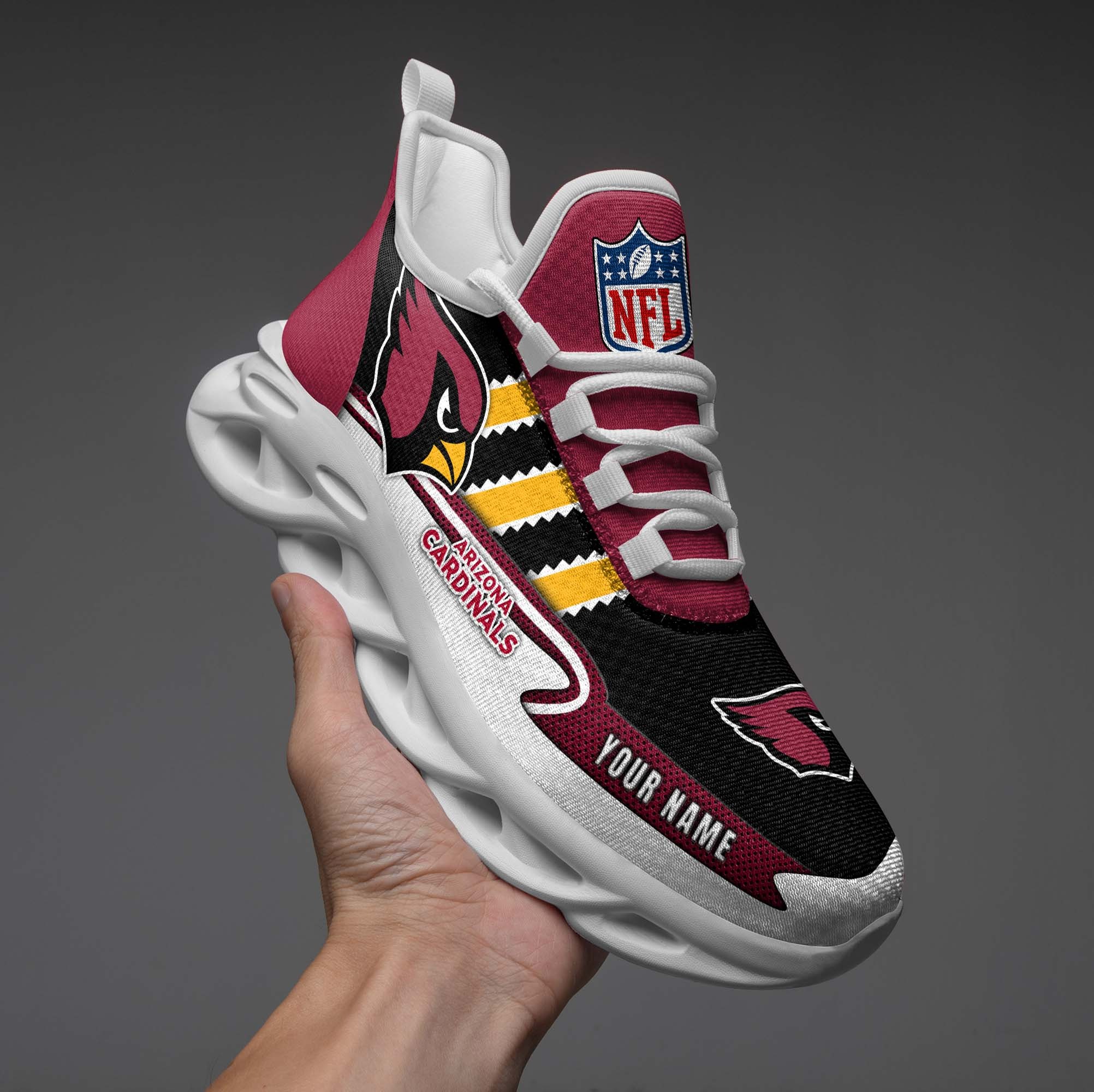 Arizona Cardinals NFL Max Soul Shoes Sneakers For Men And Women Calebmatthewhans
