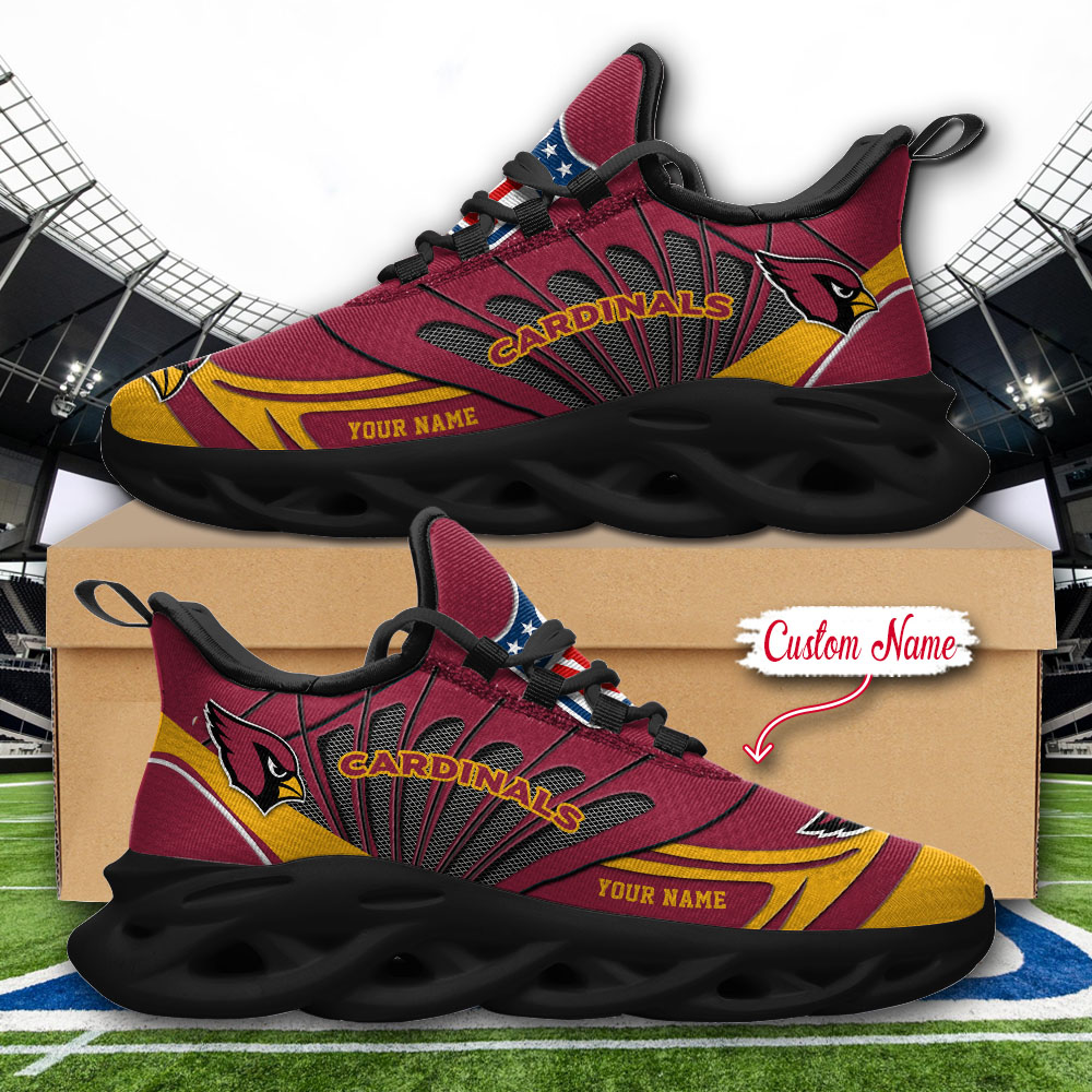 Arizona Cardinals NFL Max Soul Shoes Sneakers For Men And Women Calebmatthewhans