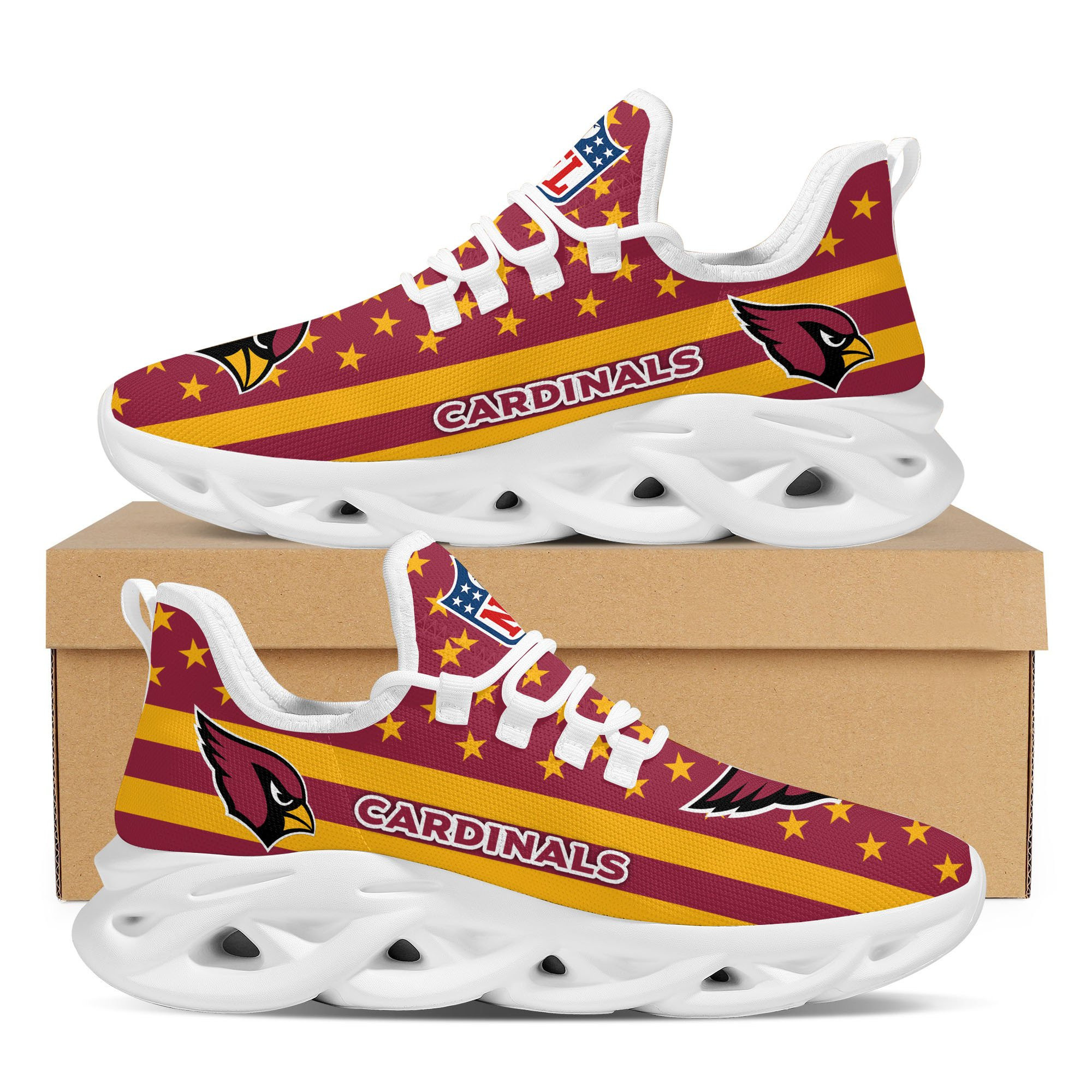 Arizona Cardinals NFL Max Soul Shoes Sneakers For Men And Women Calebmatthewhans