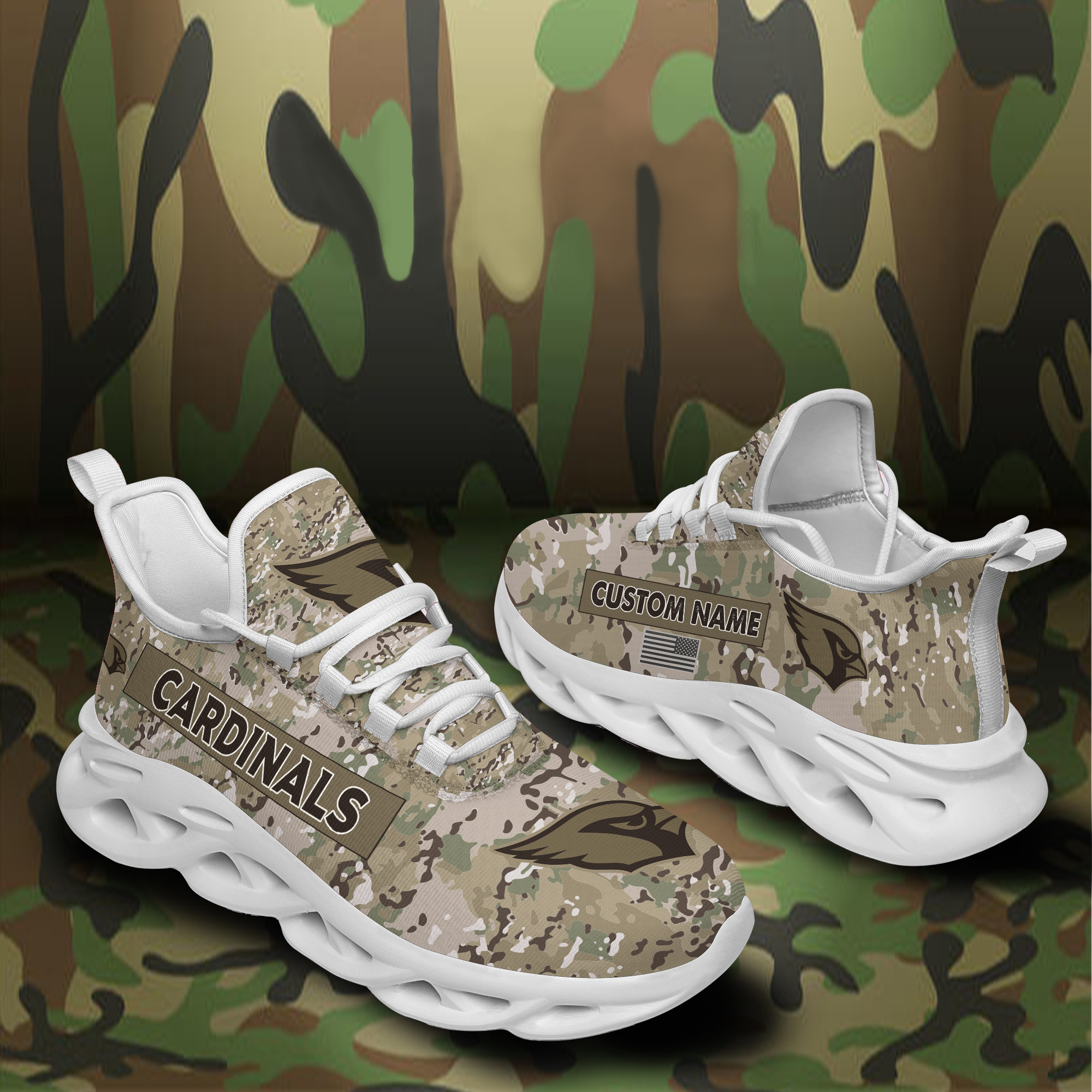 Arizona Cardinals NFL Max Soul Shoes Sneakers For Men And Women Calebmatthewhans