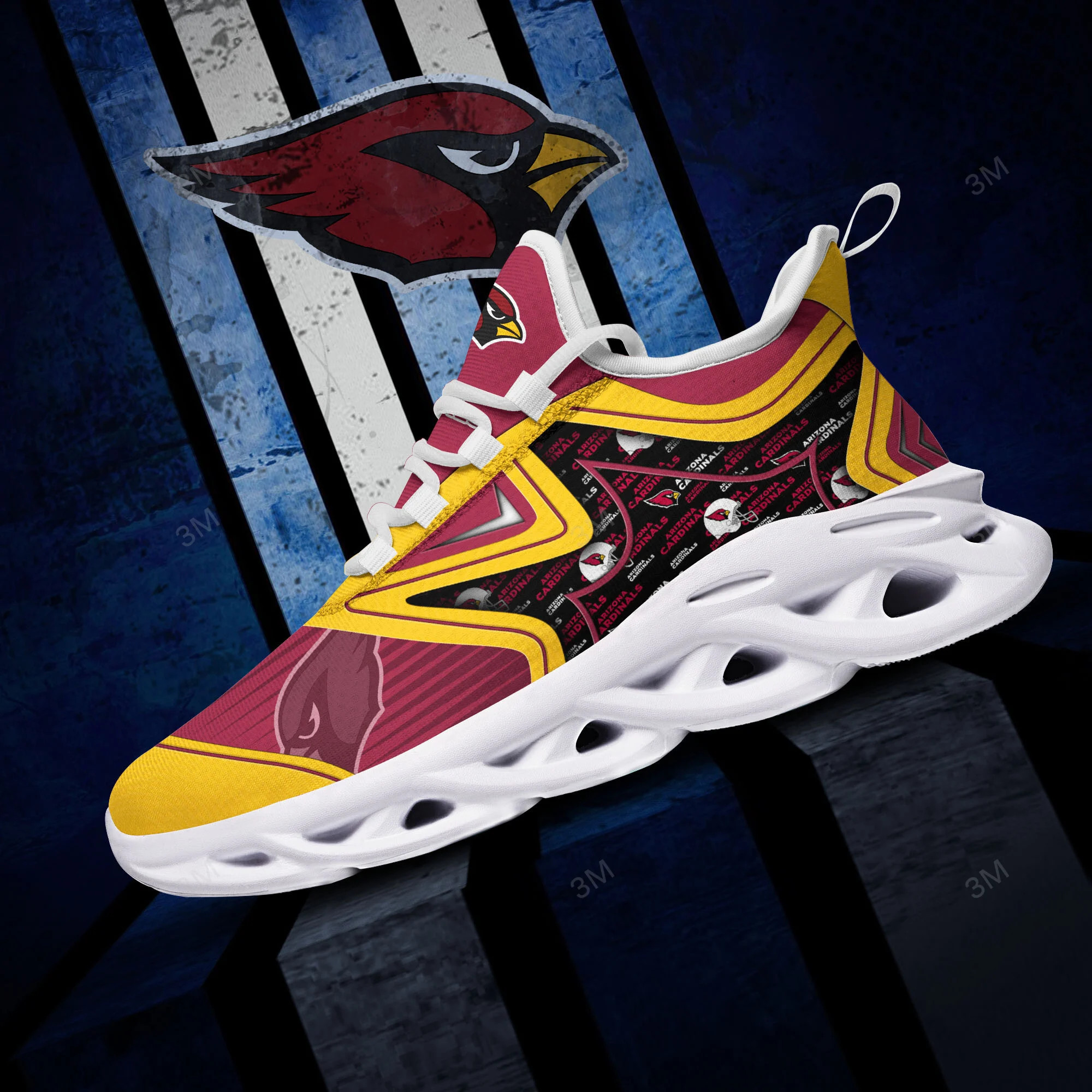 Arizona Cardinals NFL Max Soul Shoes Sneakers For Men And Women Calebmatthewhans