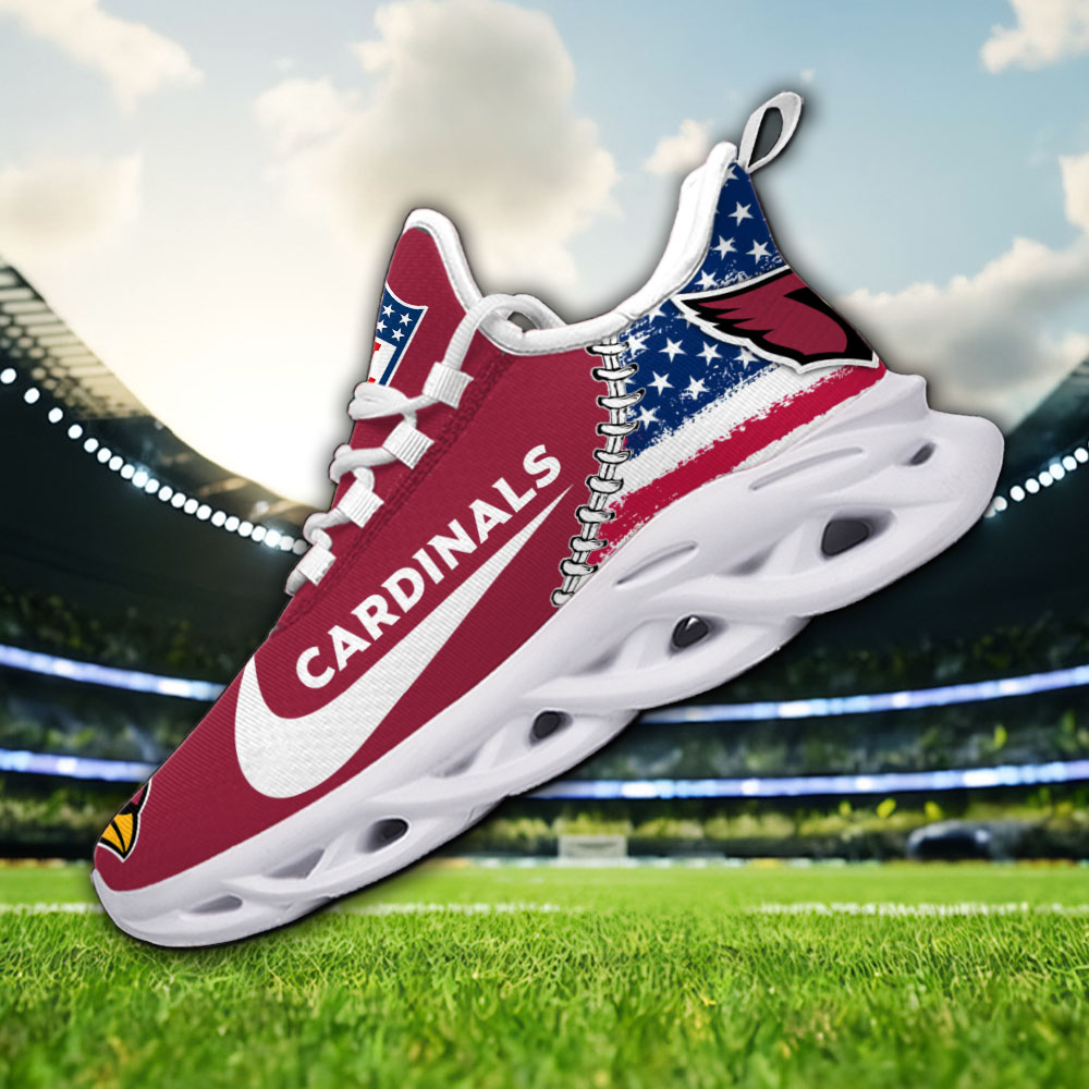 Arizona Cardinals NFL Max Soul Shoes Sneakers For Men And Women Calebmatthewhans