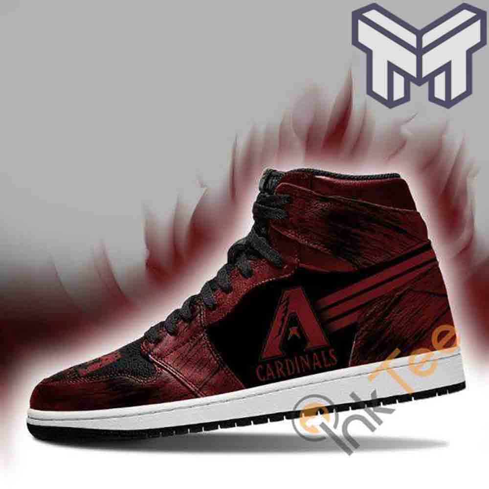 Arizona Diamondbacks AJ1 High Sneakers Shoes For Men And Women Calebmatthewhans