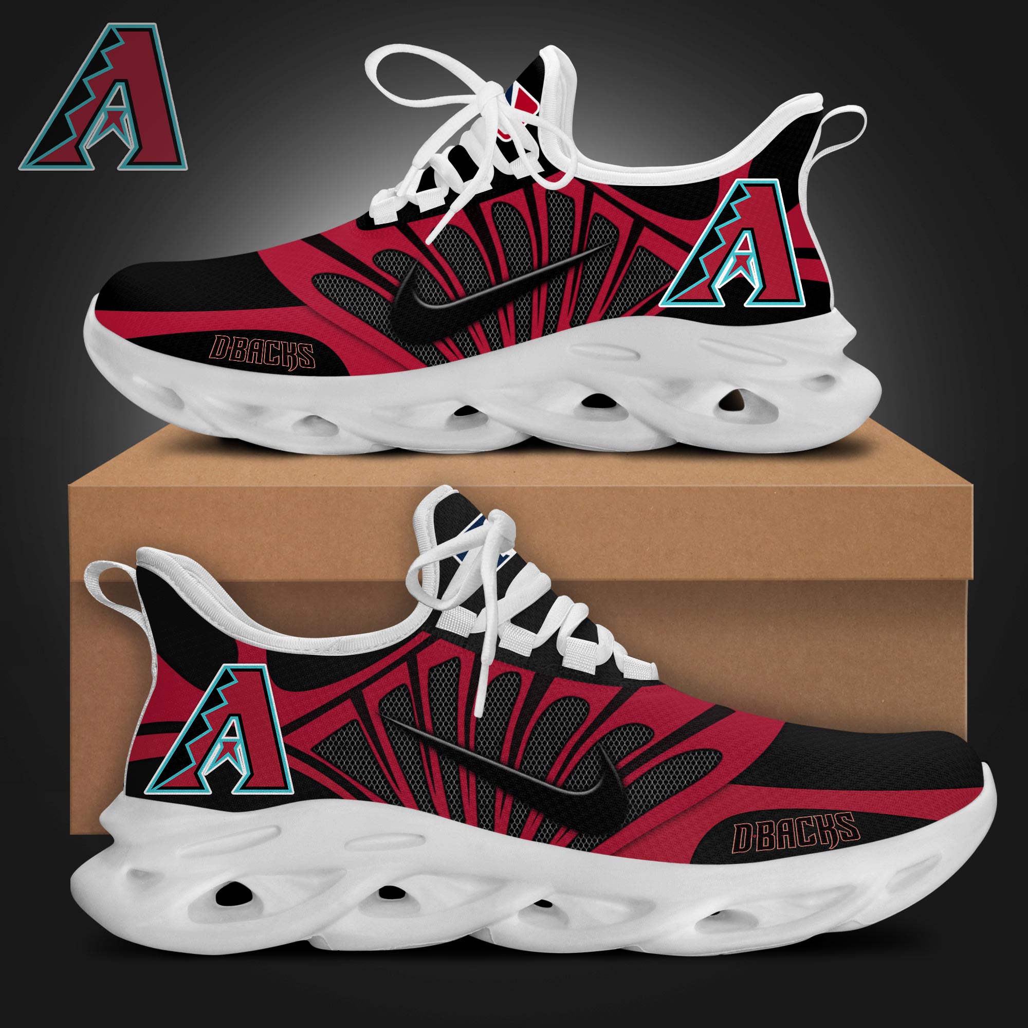 Arizona Diamondbacks Max Soul Shoes Sneakers For Men And Women Calebmatthewhans