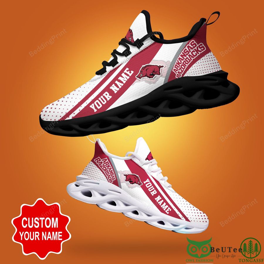 Arkansas Razorbacks Max Soul Shoes Sneakers For Men And Women Calebmatthewhans