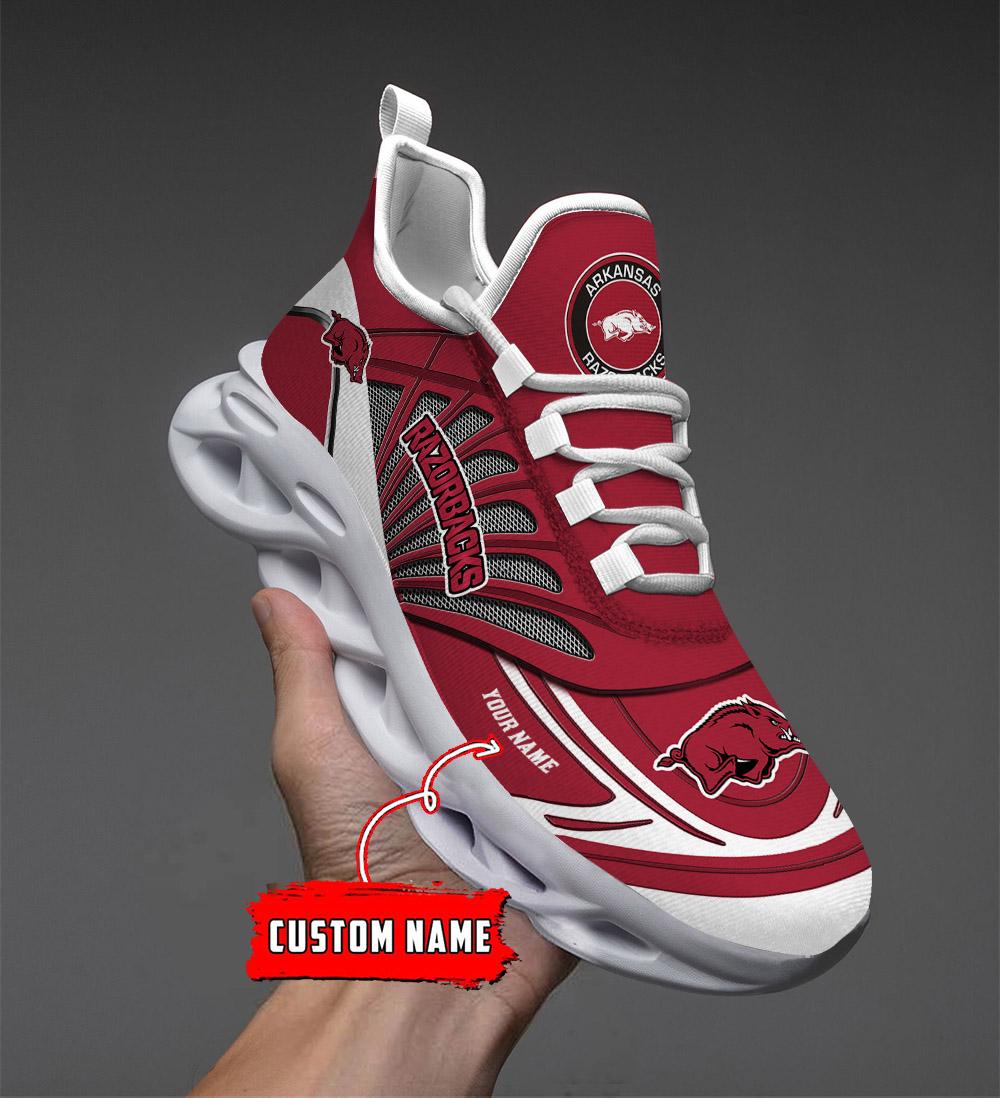 Arkansas Razorbacks Max Soul Shoes Sneakers For Men And Women Calebmatthewhans