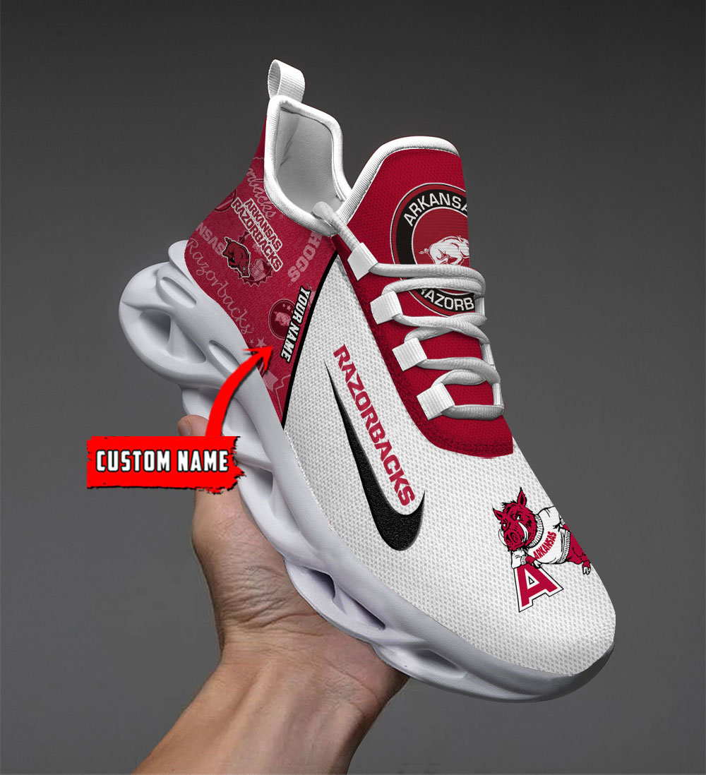 Arkansas Razorbacks Max Soul Shoes Sneakers For Men And Women Calebmatthewhans