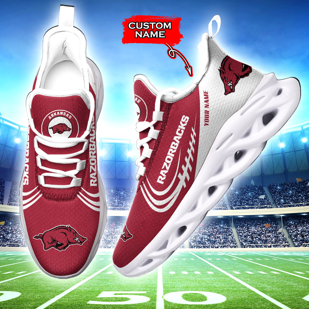 Arkansas Razorbacks NCAA Max Soul Shoes Sneakers For Men And Women Calebmatthewhans