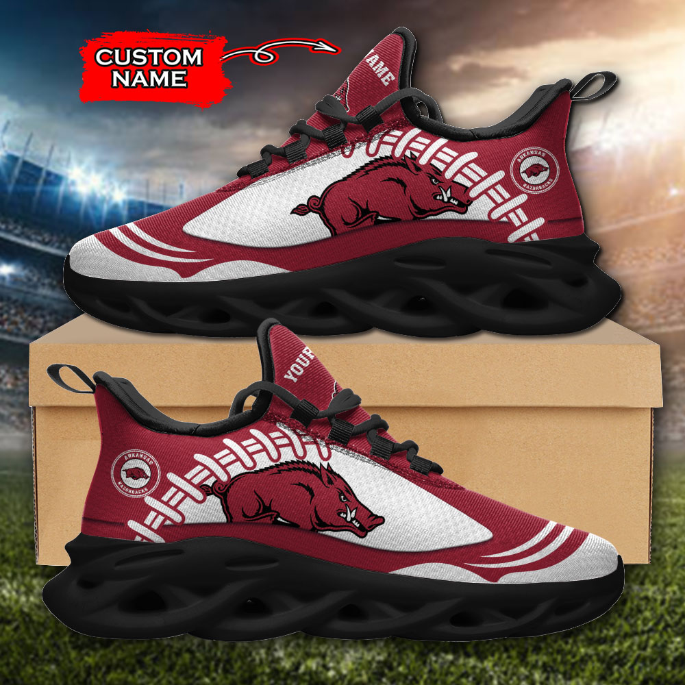 Arkansas Razorbacks NCAA Max Soul Shoes Sneakers For Men And Women Calebmatthewhans