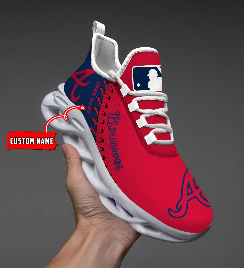 Atlanta Braves MLB Max Soul Shoes Sneakers For Men And Women Calebmatthewhans