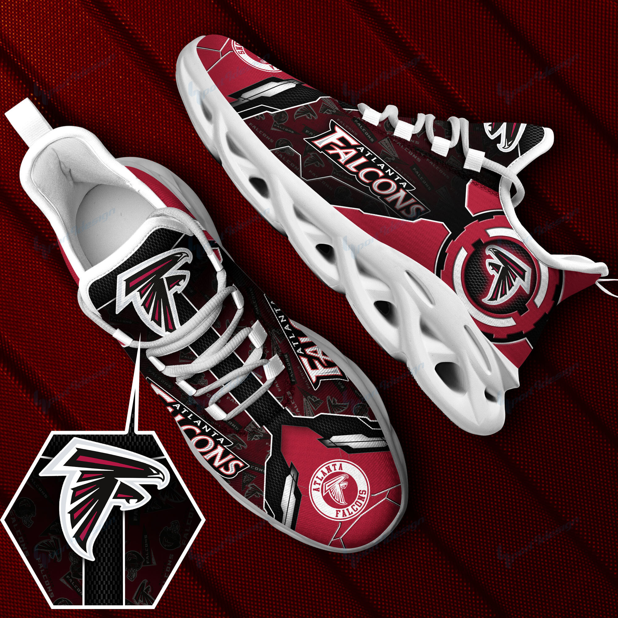 Atlanta Falcons NFL Max Soul Shoes Sneakers For Men And Women Calebmatthewhans
