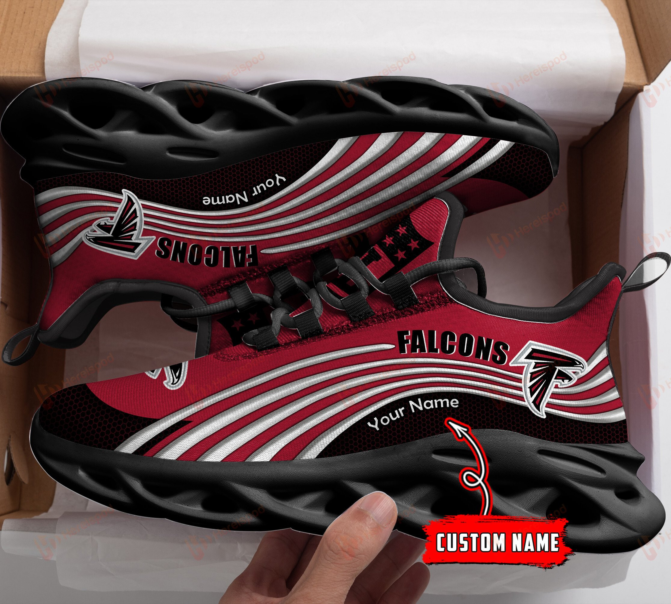 Atlanta Falcons NFL Max Soul Shoes Sneakers For Men And Women Calebmatthewhans