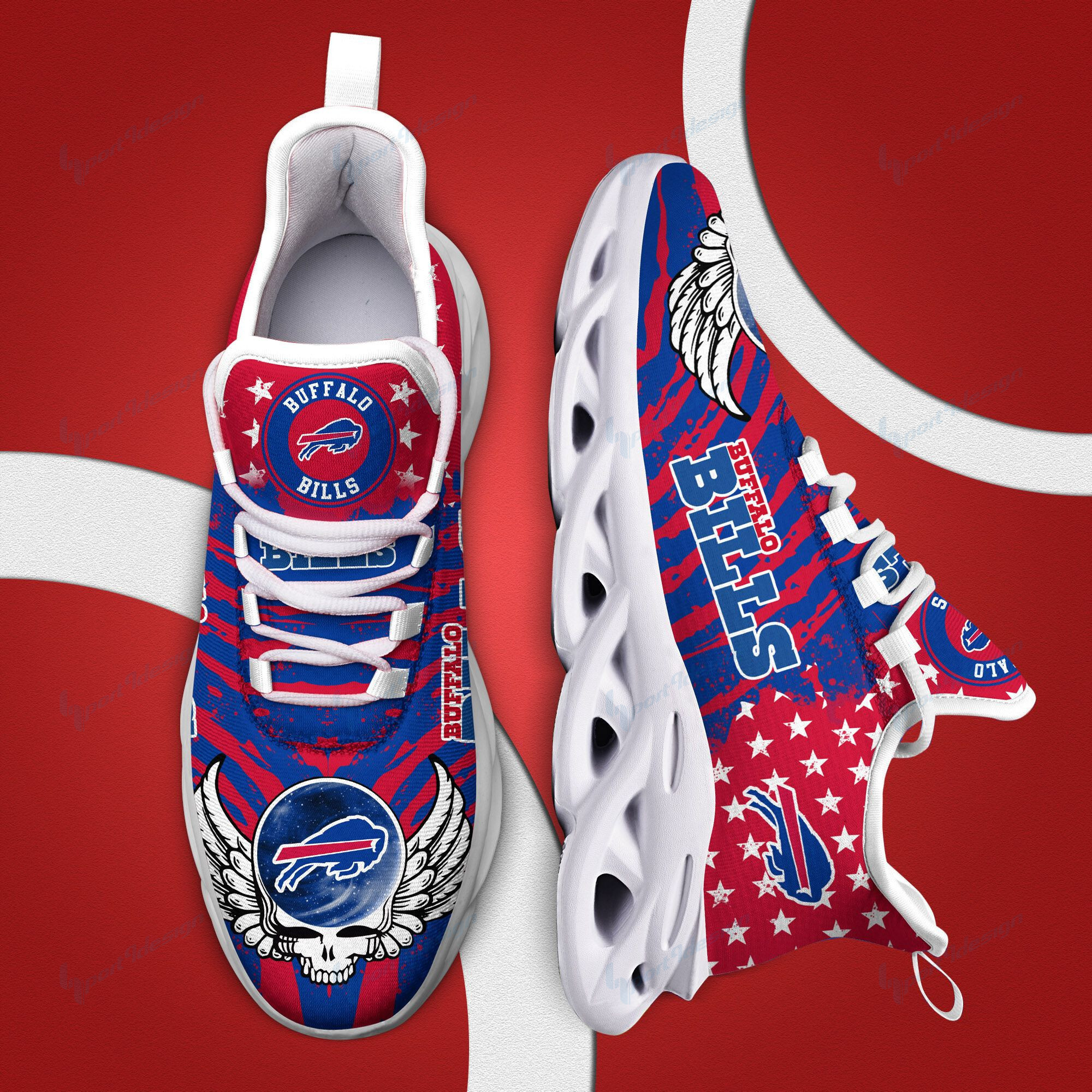Buffalo Bills NFL Max Soul Shoes Sneakers For Men And Women Calebmatthewhans
