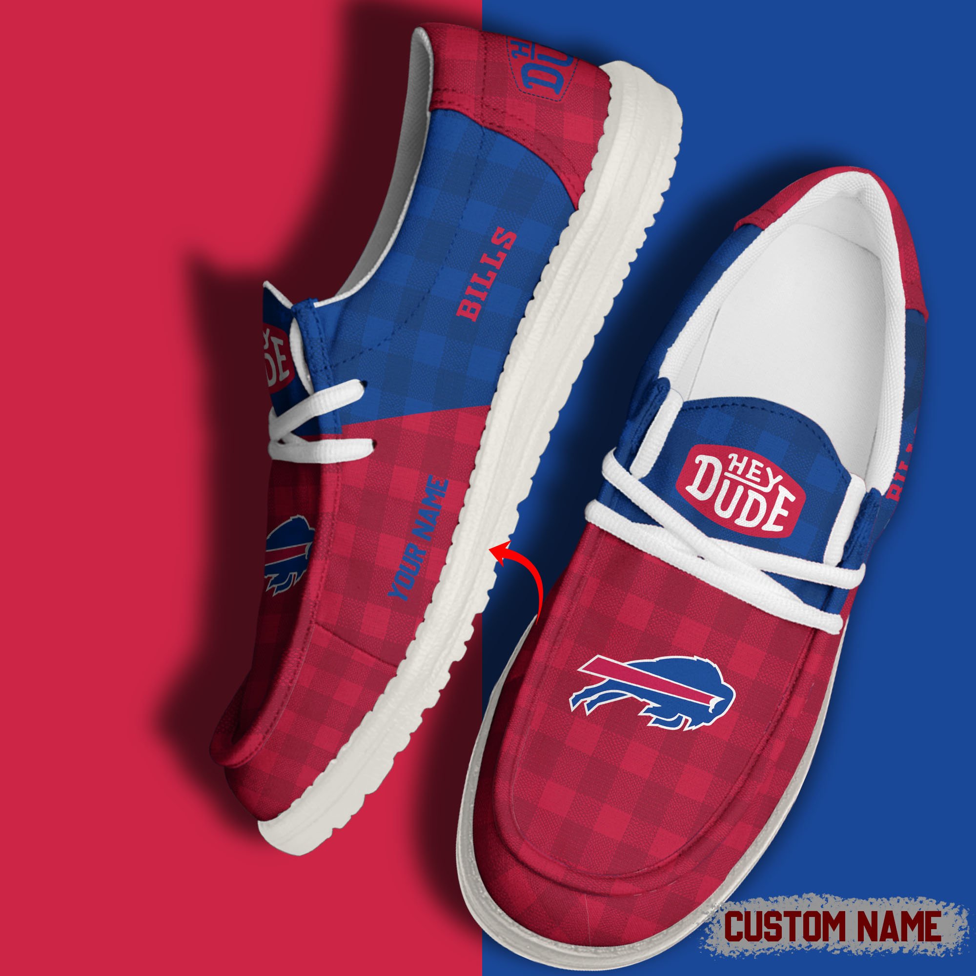 Buffalo Bills Personalized Hey Dude Shoes For Men And Women Calebmatthewhans