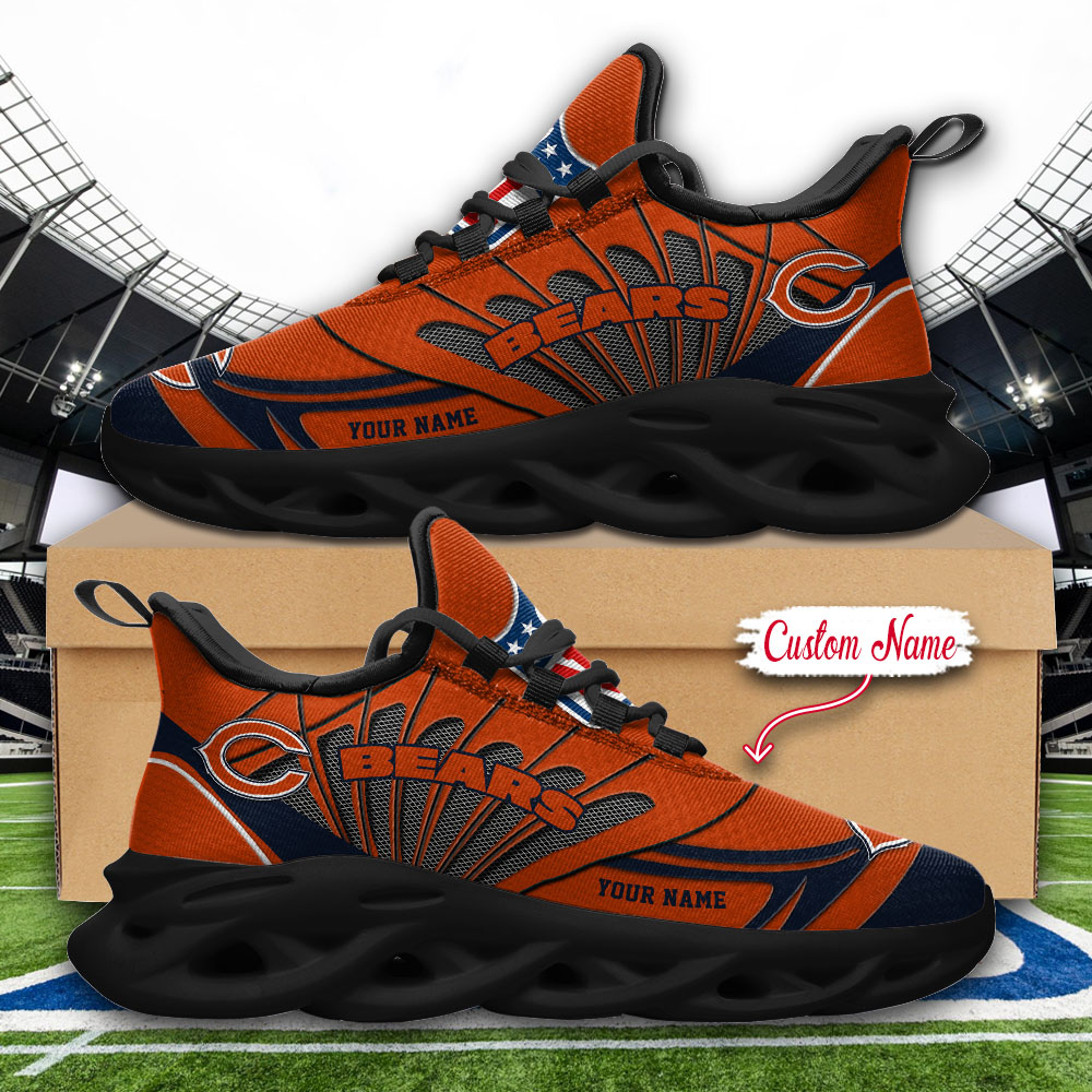 Chicago Bears NFL Max Soul Shoes Sneakers For Men And Women Calebmatthewhans