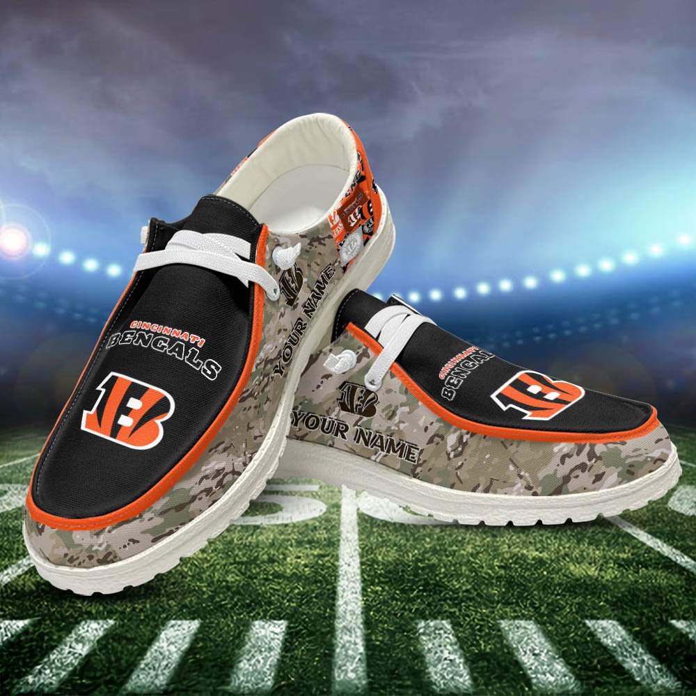 Cincinnati Bengals Personalized Hey Dude Shoes For Men And Women Calebmatthewhans