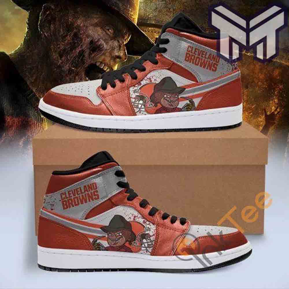 Cleveland Browns AJ1 High Sneakers Shoes For Men And Women Calebmatthewhans