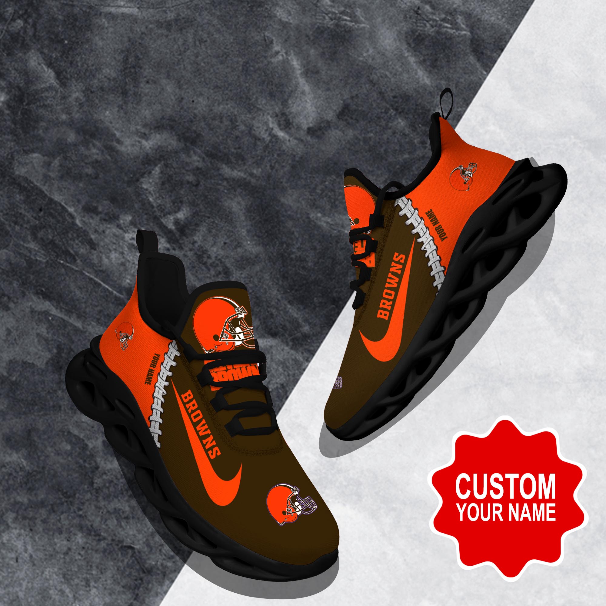 Cleveland Browns Max Soul Shoes Sneakers For Men And Women Calebmatthewhans