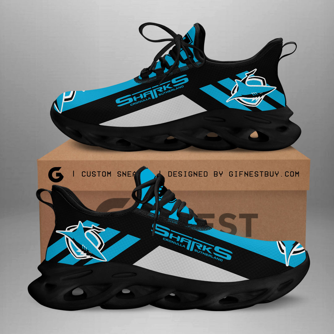 Cronulla-Sutherland Sharks Max Soul Shoes Sneakers For Men And Women Calebmatthewhans