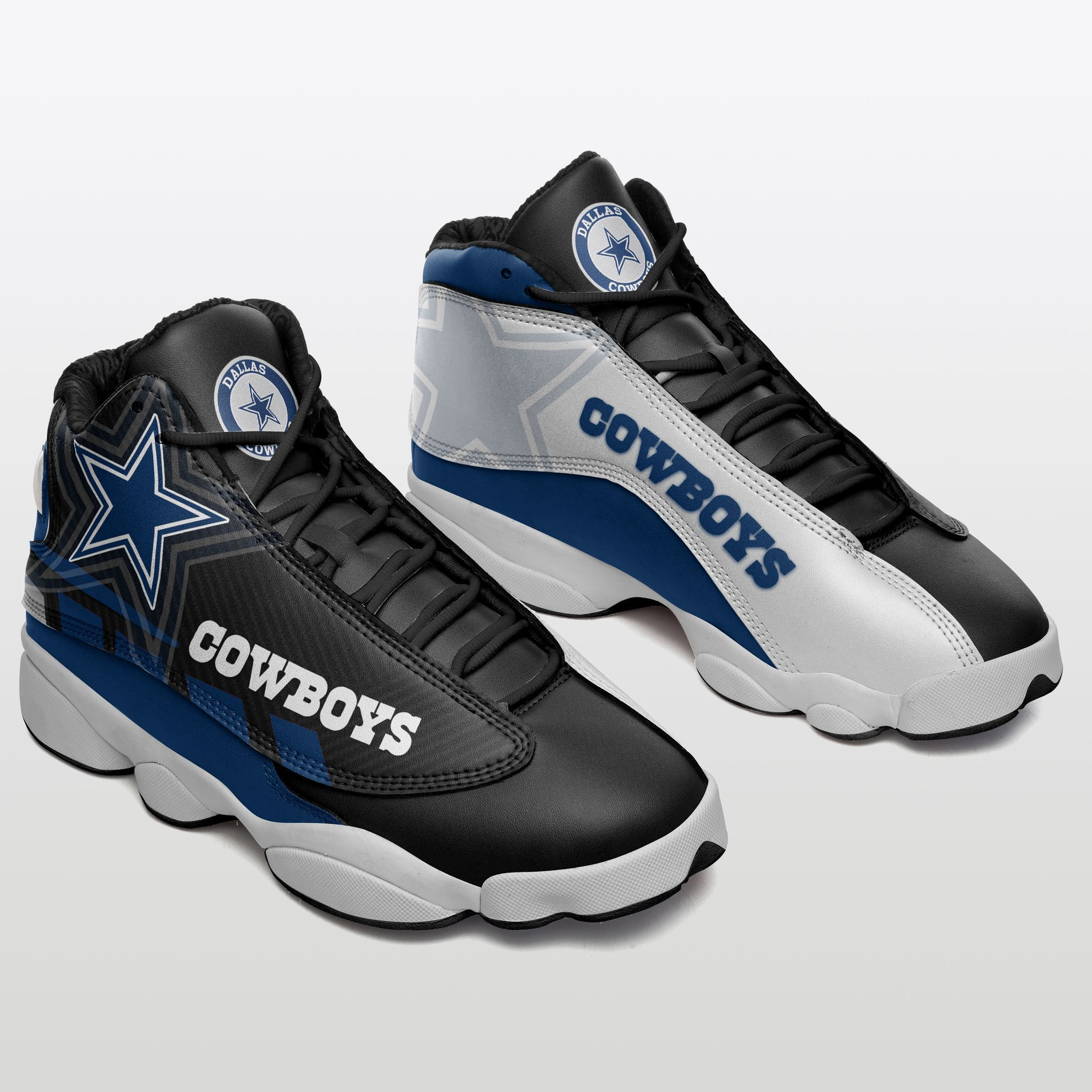 Dallas Cowboys NFL AJ13 Sneakers Shoes For Men And Women Calebmatthewhans