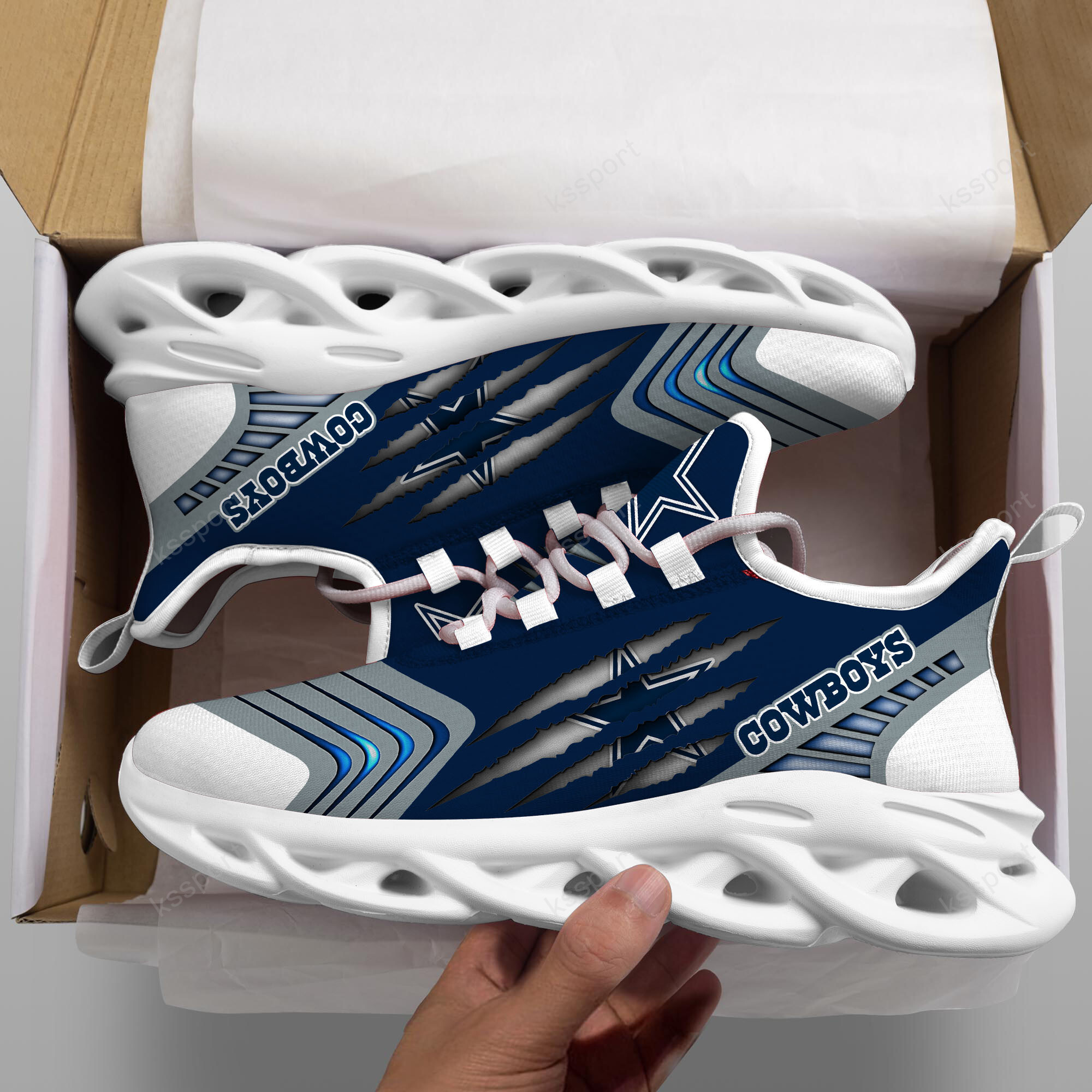 Dallas Cowboys NFL Max Soul Shoes Sneakers For Men And Women Calebmatthewhans