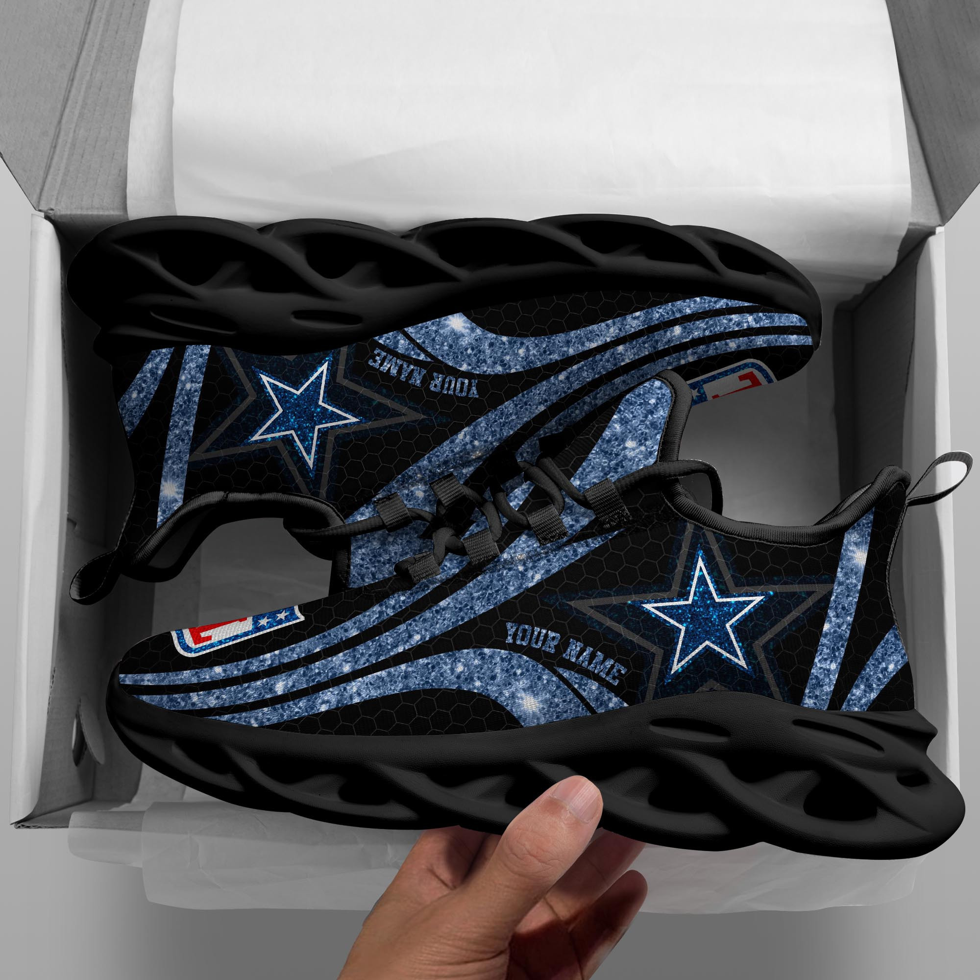 Dallas Cowboys NFL Max Soul Shoes Sneakers For Men And Women Calebmatthewhans