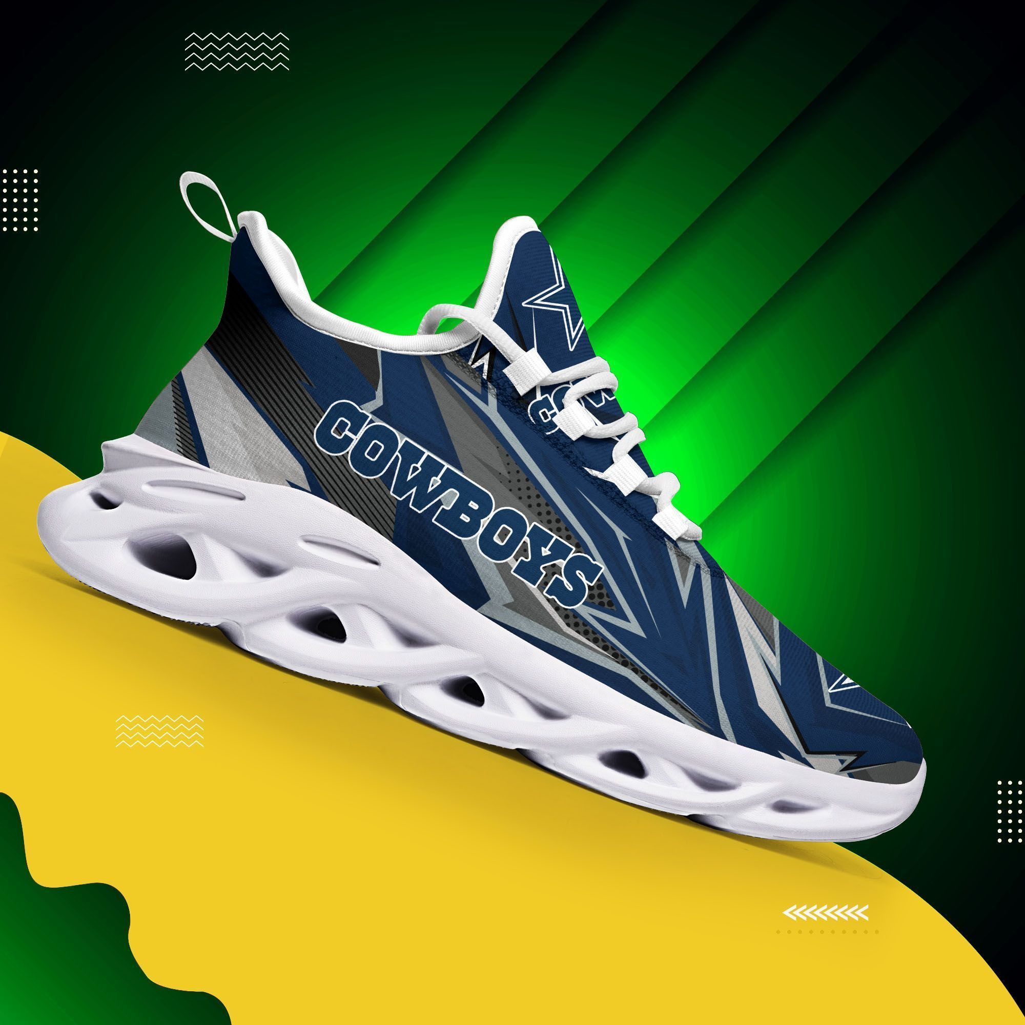 Dallas Cowboys NFL Max Soul Shoes Sneakers For Men And Women Calebmatthewhans