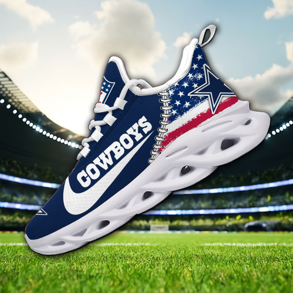 Dallas Cowboys NFL Max Soul Shoes Sneakers For Men And Women Calebmatthewhans