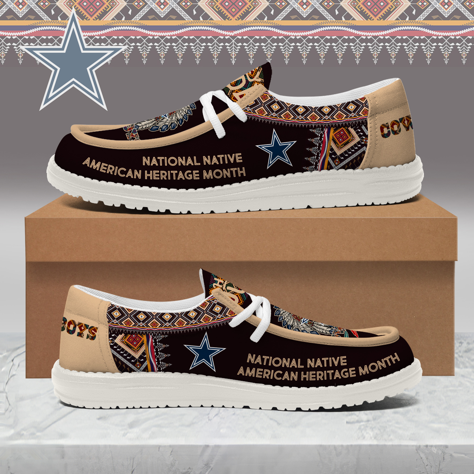 Dallas Cowboys Personalized Hey Dude Shoes For Men And Women Calebmatthewhans