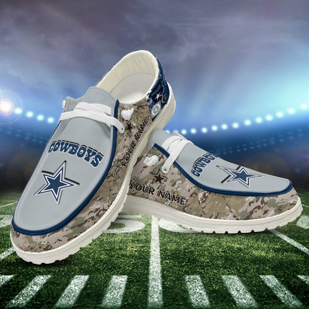 Dallas Cowboys Personalized Hey Dude Shoes For Men And Women Calebmatthewhans