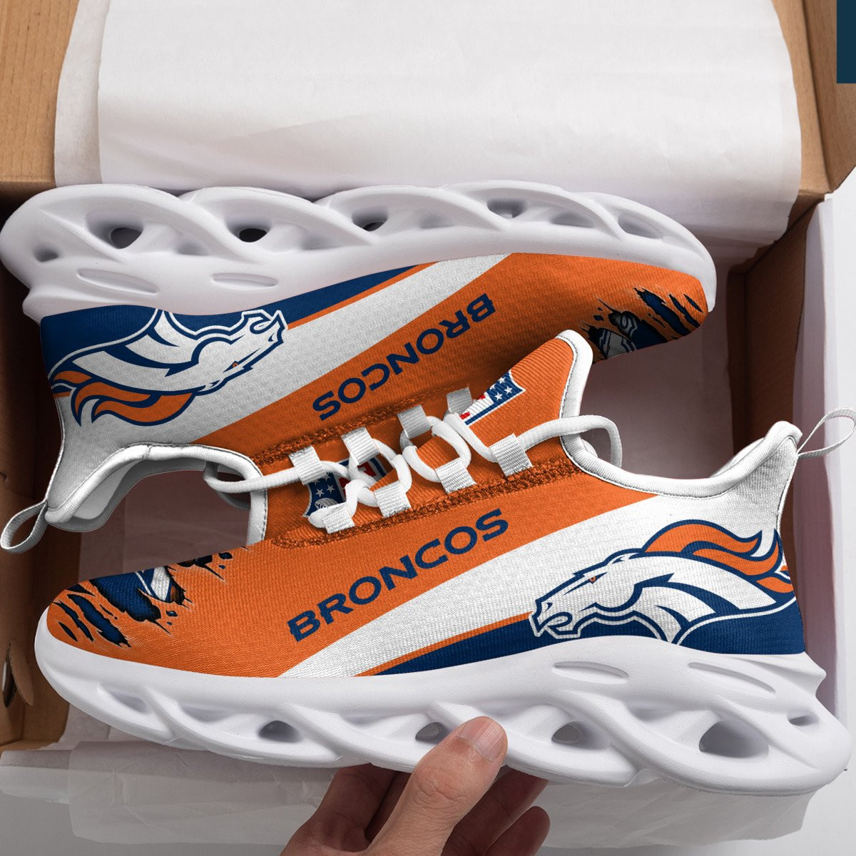 Denver Broncos NFL Max Soul Shoes Sneakers For Men And Women Calebmatthewhans