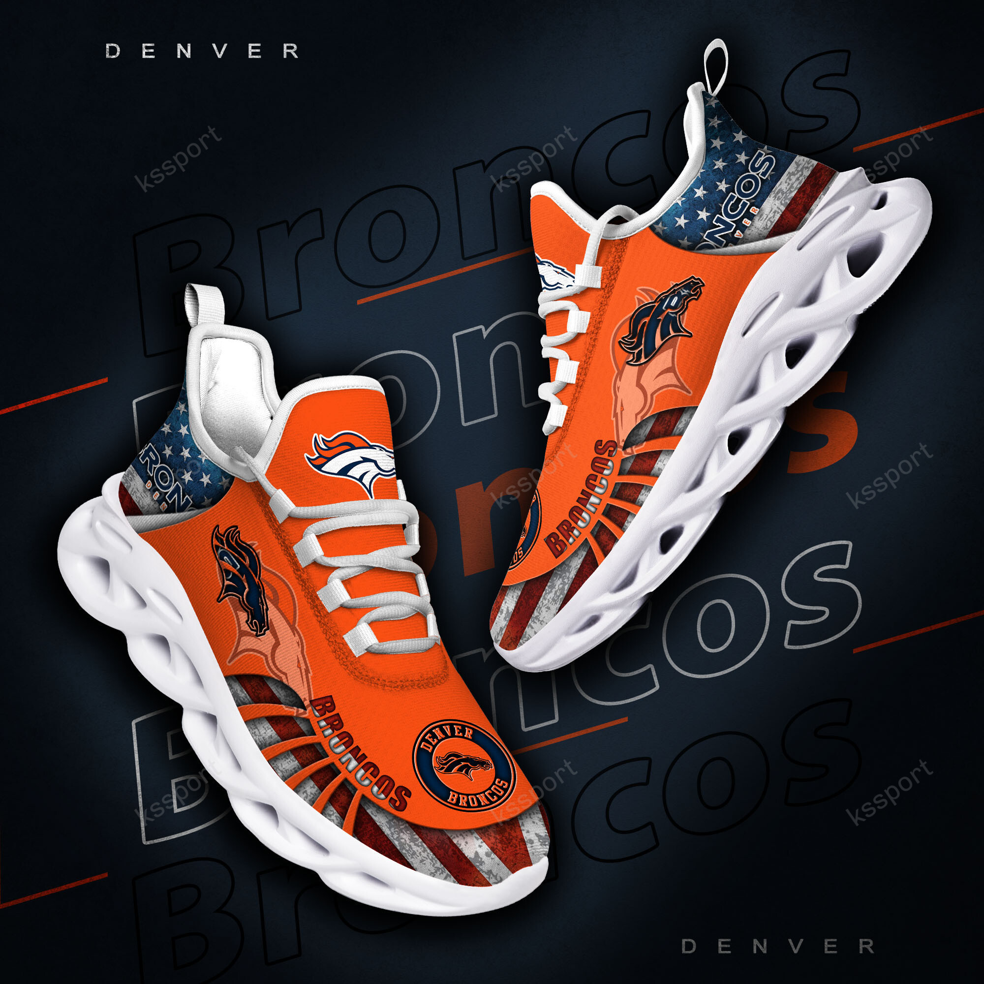 Denver Broncos NFL Max Soul Shoes Sneakers For Men And Women Calebmatthewhans