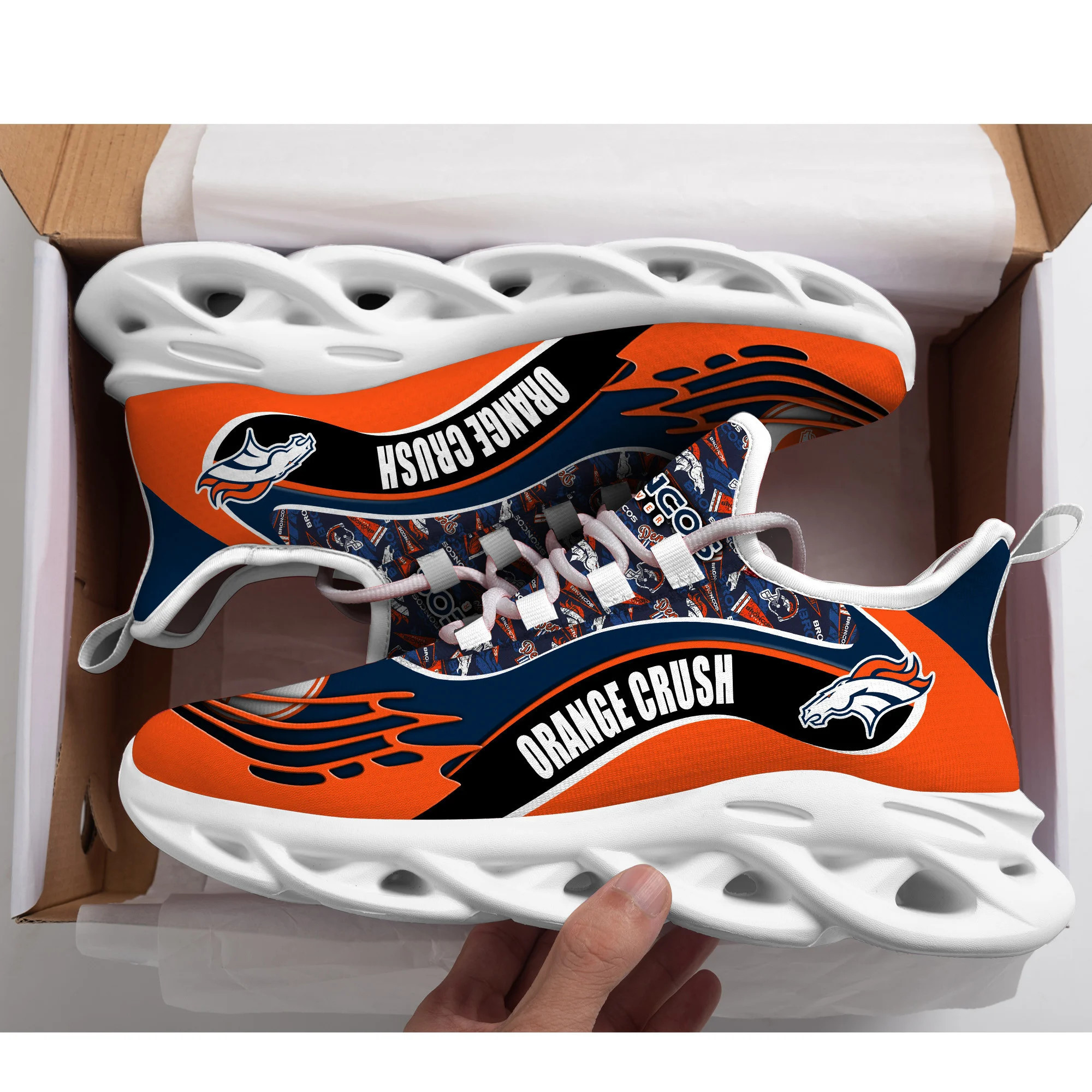 Denver Broncos NFL Max Soul Shoes Sneakers For Men And Women Calebmatthewhans