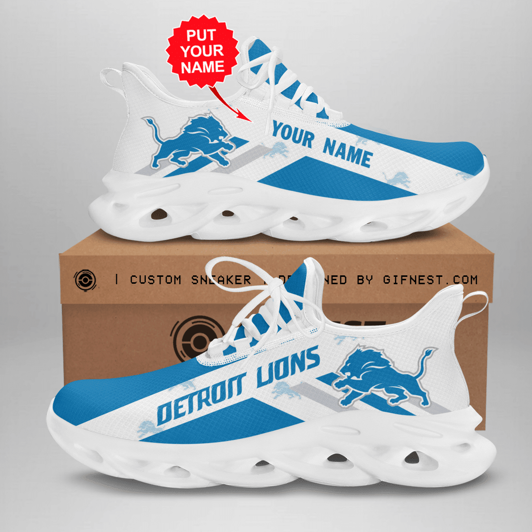 Detroit Lions NFL Max Soul Shoes Sneakers For Men And Women Calebmatthewhans