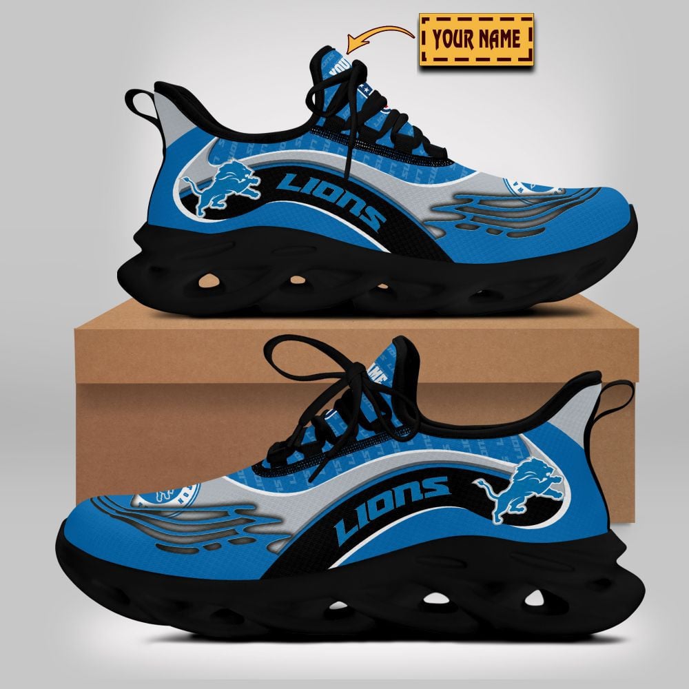 Detroit Lions NFL Max Soul Shoes Sneakers For Men And Women Calebmatthewhans