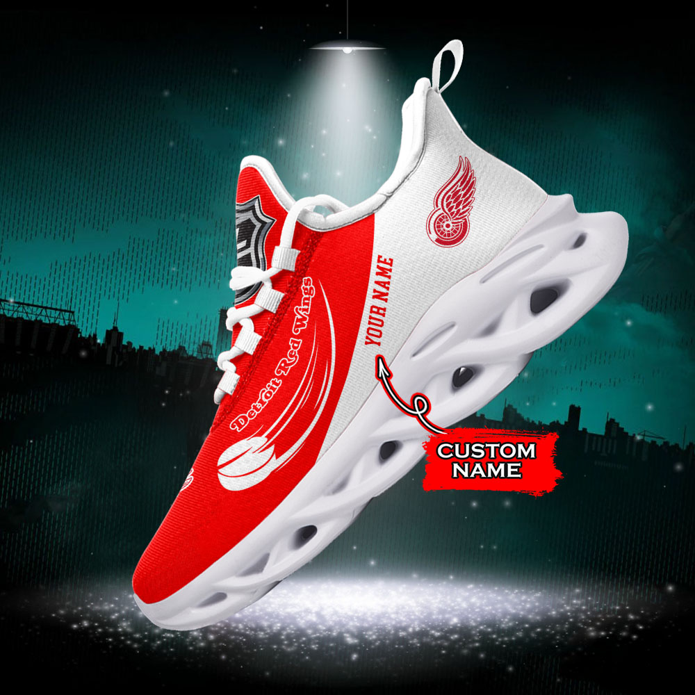 Detroit Red Wings NHL Max Soul Shoes Sneakers For Men And Women Calebmatthewhans