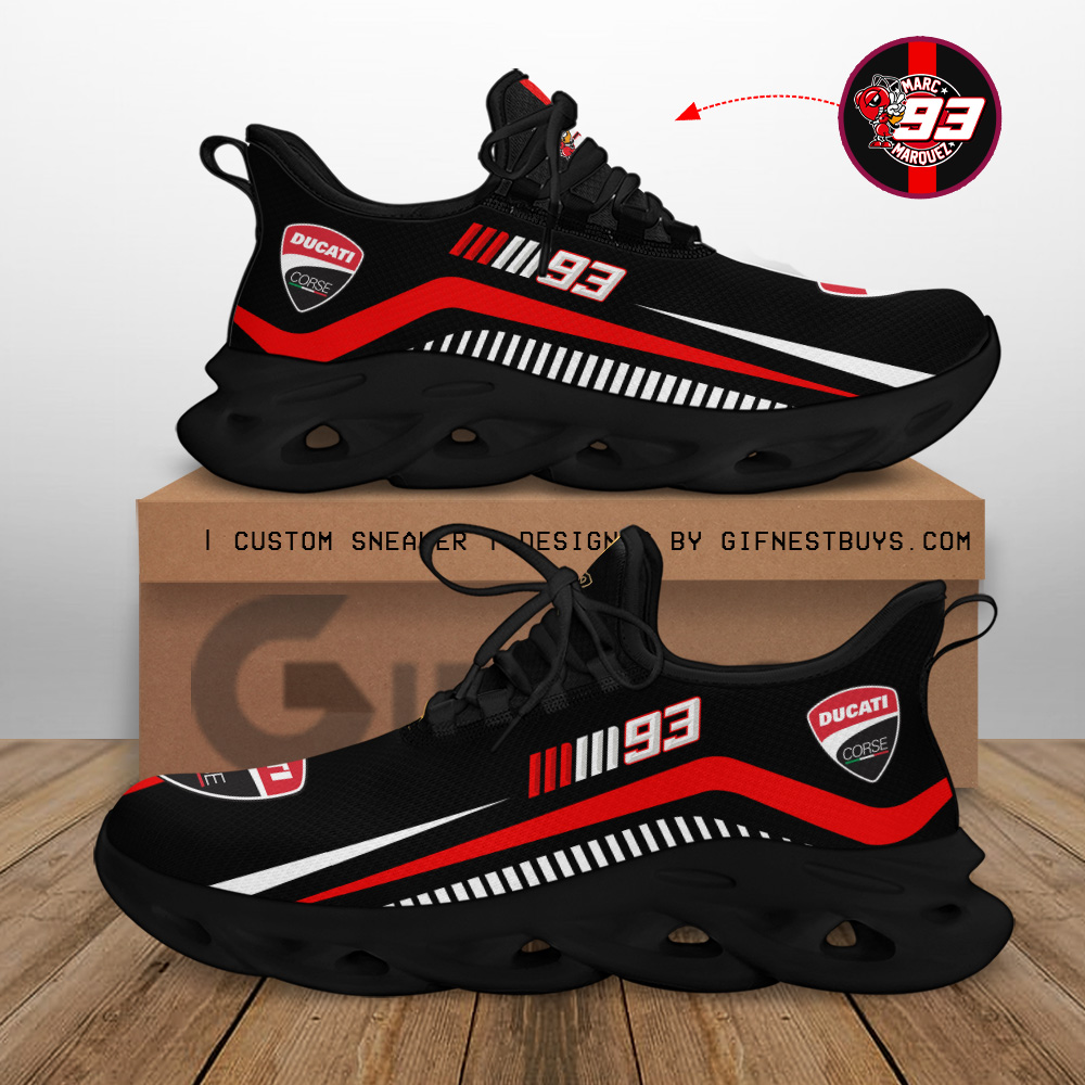 Ducati Lenovo Team x Marc Marquez Max Soul Shoes Sneakers For Men And Women Calebmatthewhans