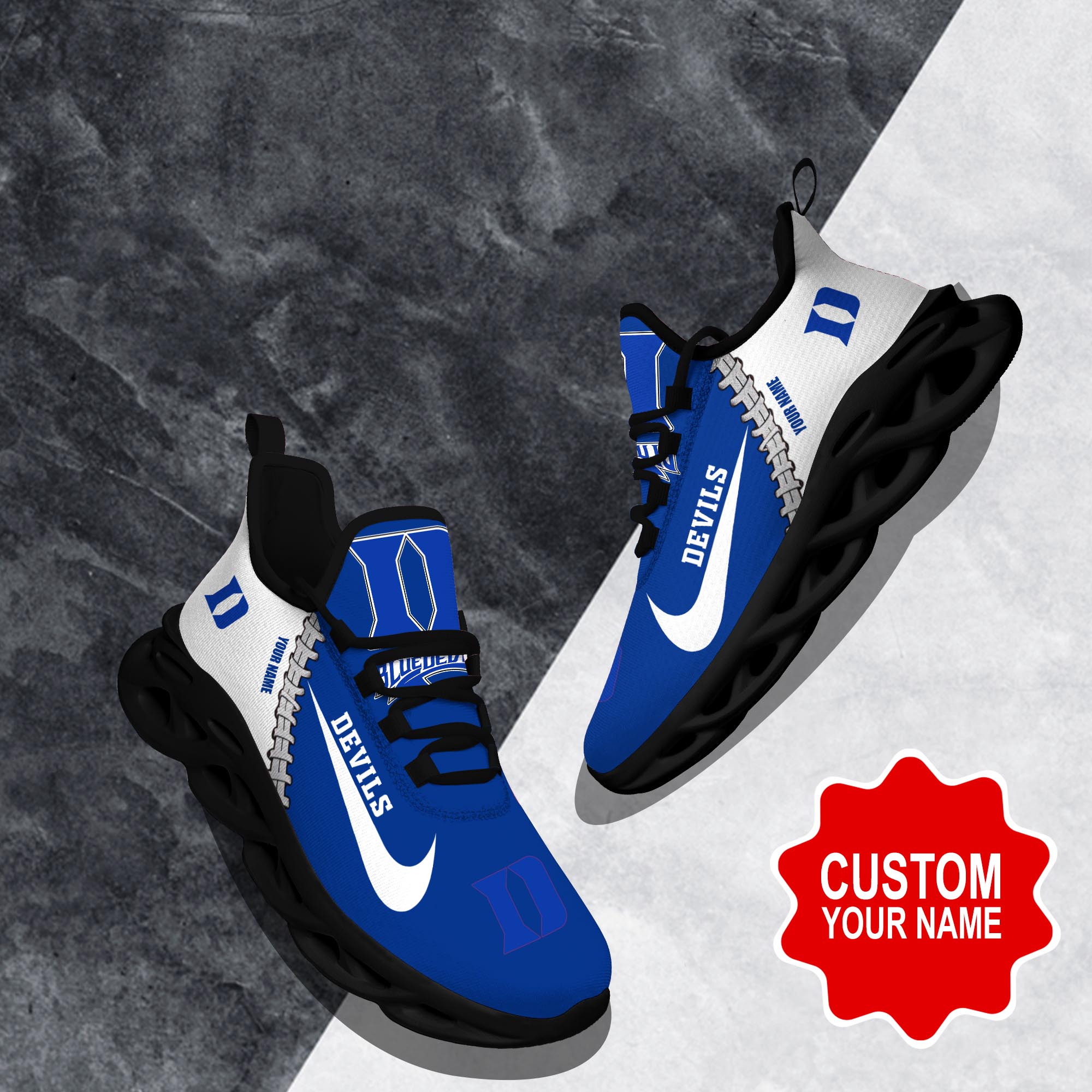 Duke Blue Devils Max Soul Shoes Sneakers For Men And Women Calebmatthewhans