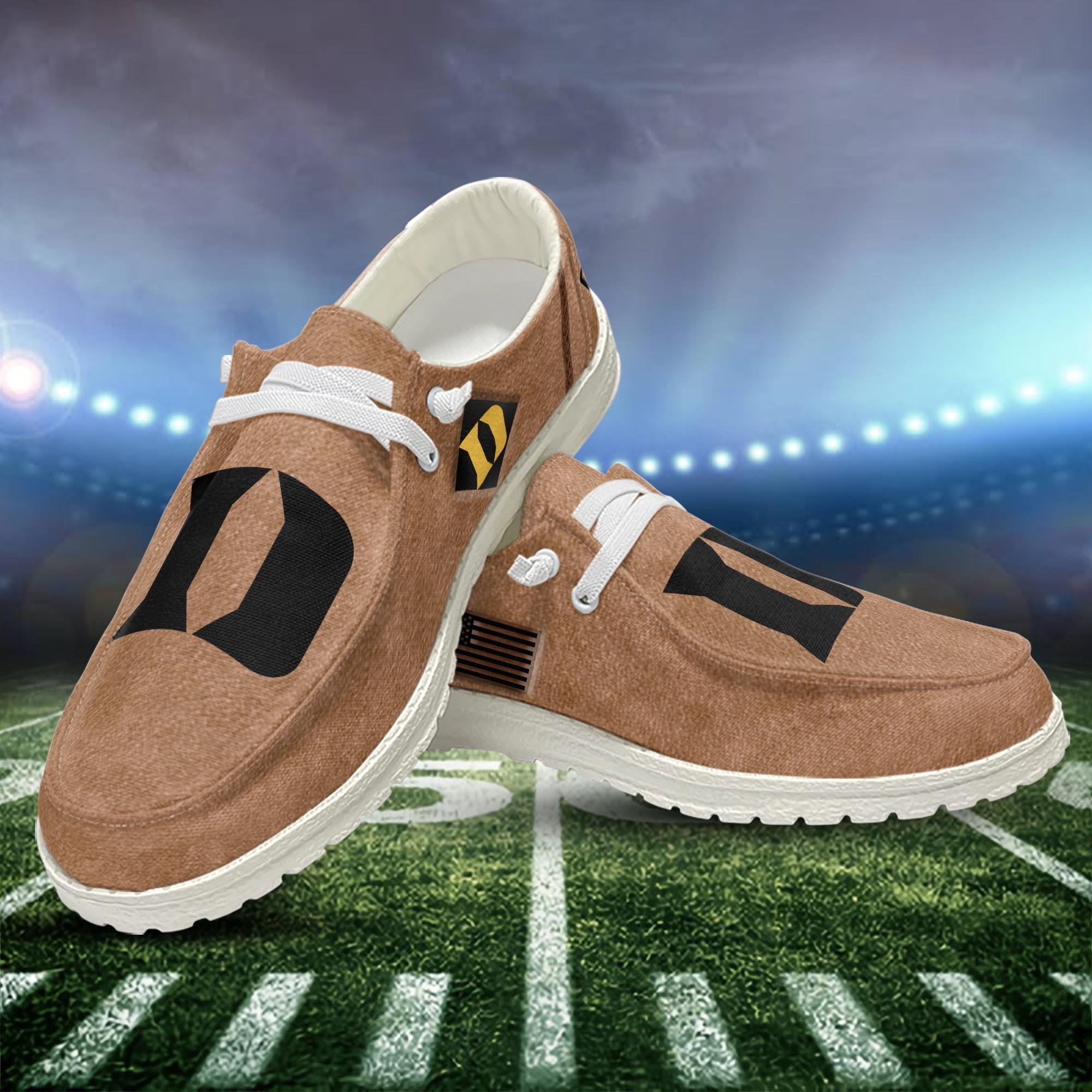 Duke Blue Devils Personalized Hey Dude Shoes For Men And Women Calebmatthewhans