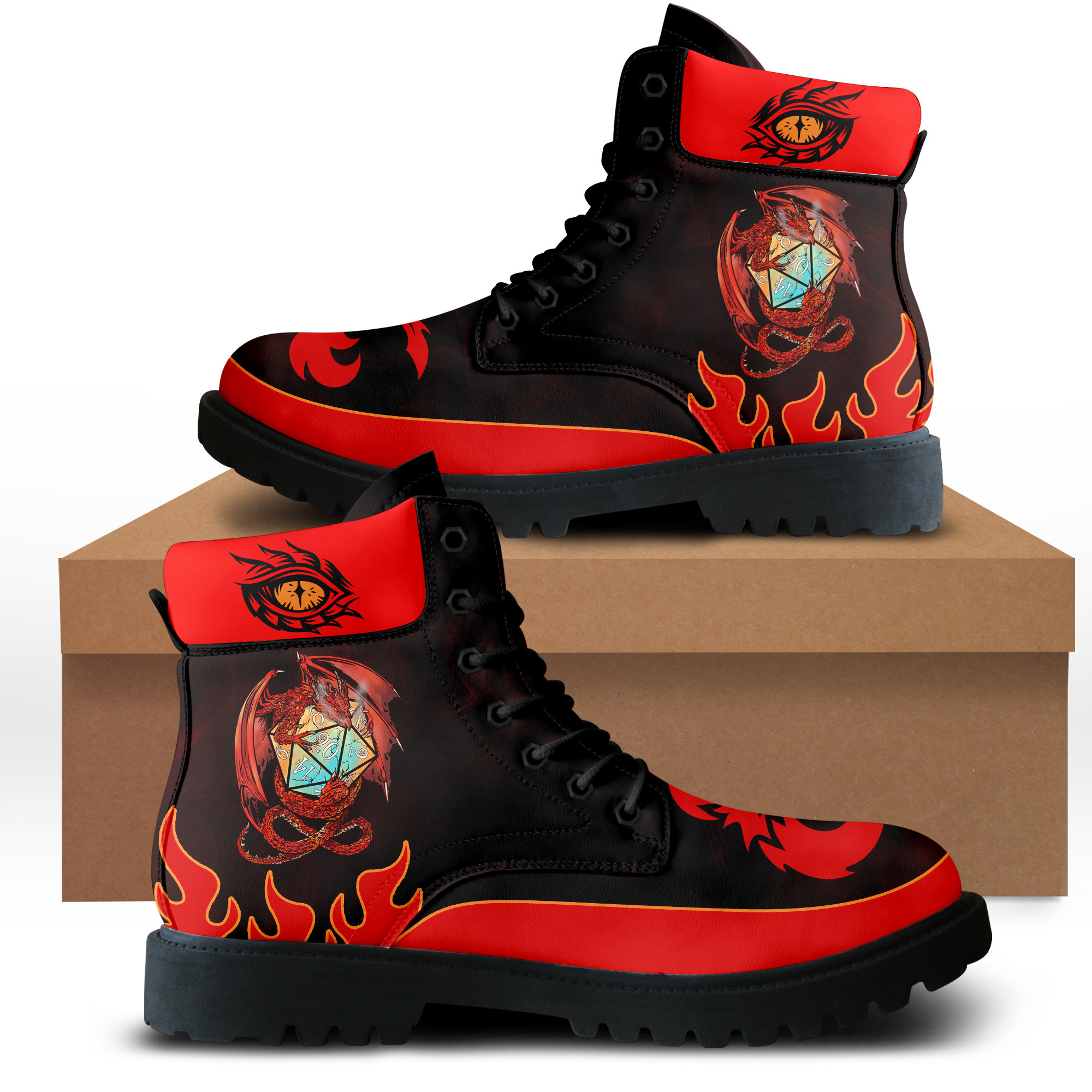 Dungeons & Dragons AJ1 High Sneakers Shoes For Men And Women Calebmatthewhans