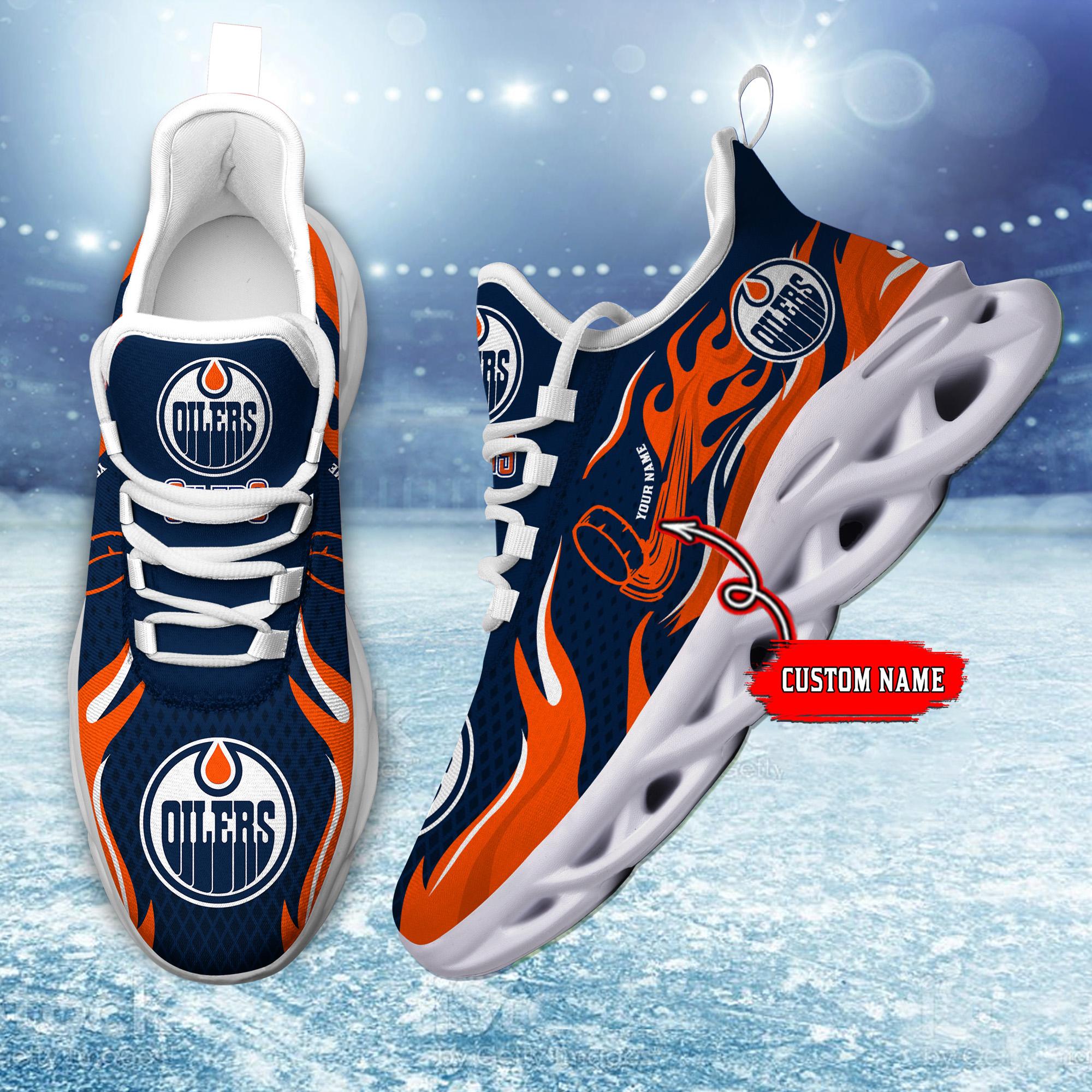 Edmonton Oilers Max Soul Shoes Sneakers For Men And Women Calebmatthewhans