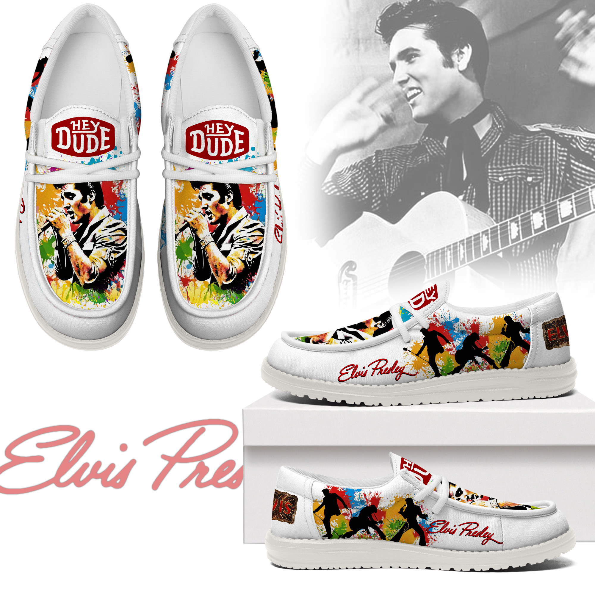 Elvis Presley – Custom Name Hey Dude Calebmatthewhans